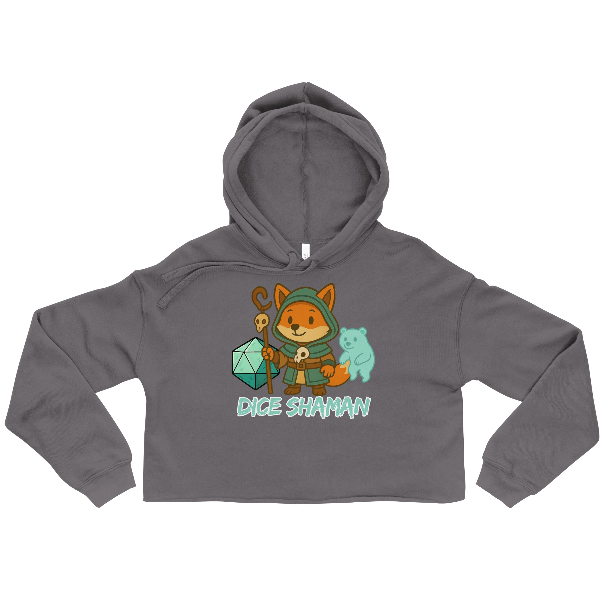 Dice Shaman - DTF-Crop-Hoodie – Bild 3