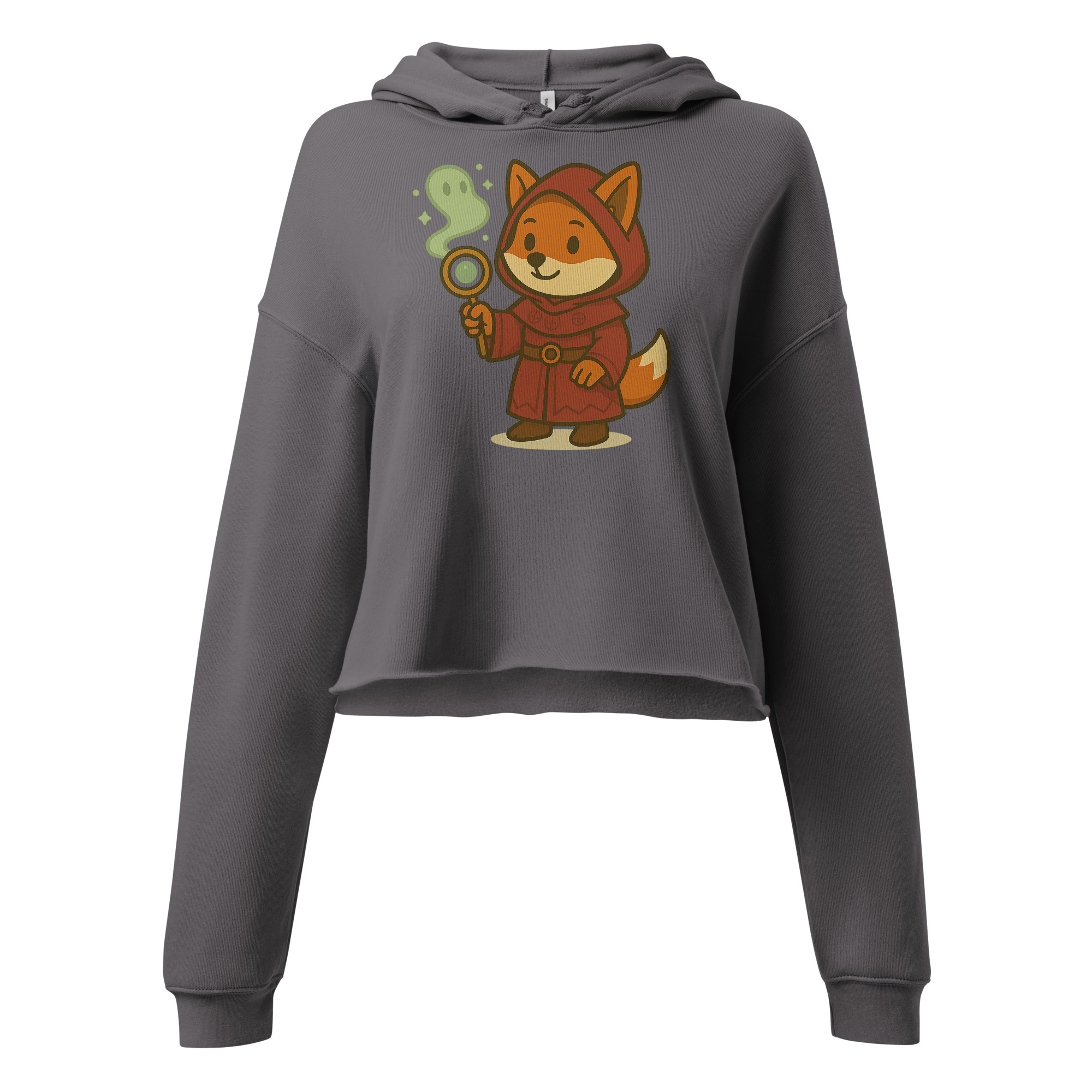 Fox Sorcerer - DTF-Crop-Hoodie – Bild 9