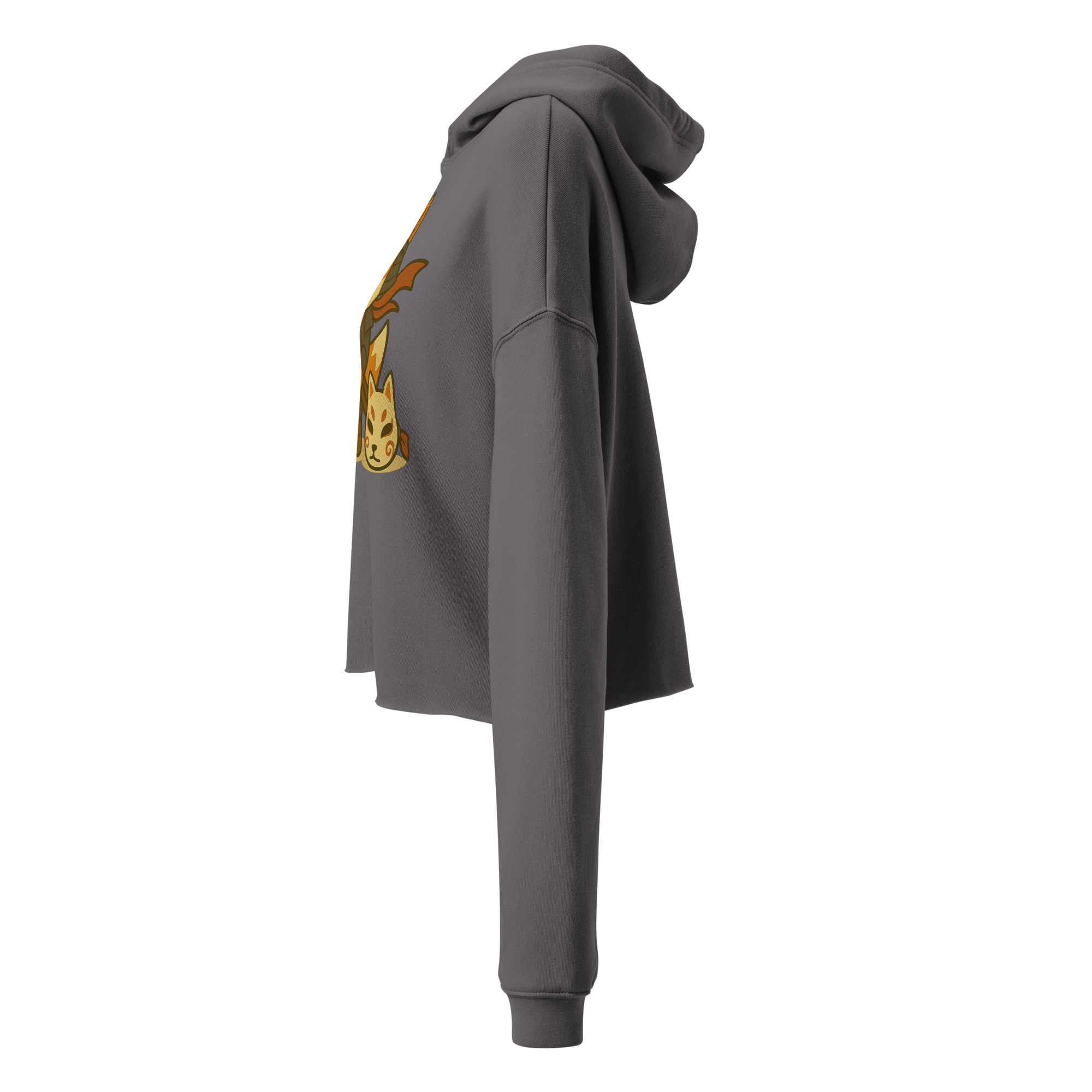 Fox Samurai - DTF-Crop-Hoodie – Bild 11