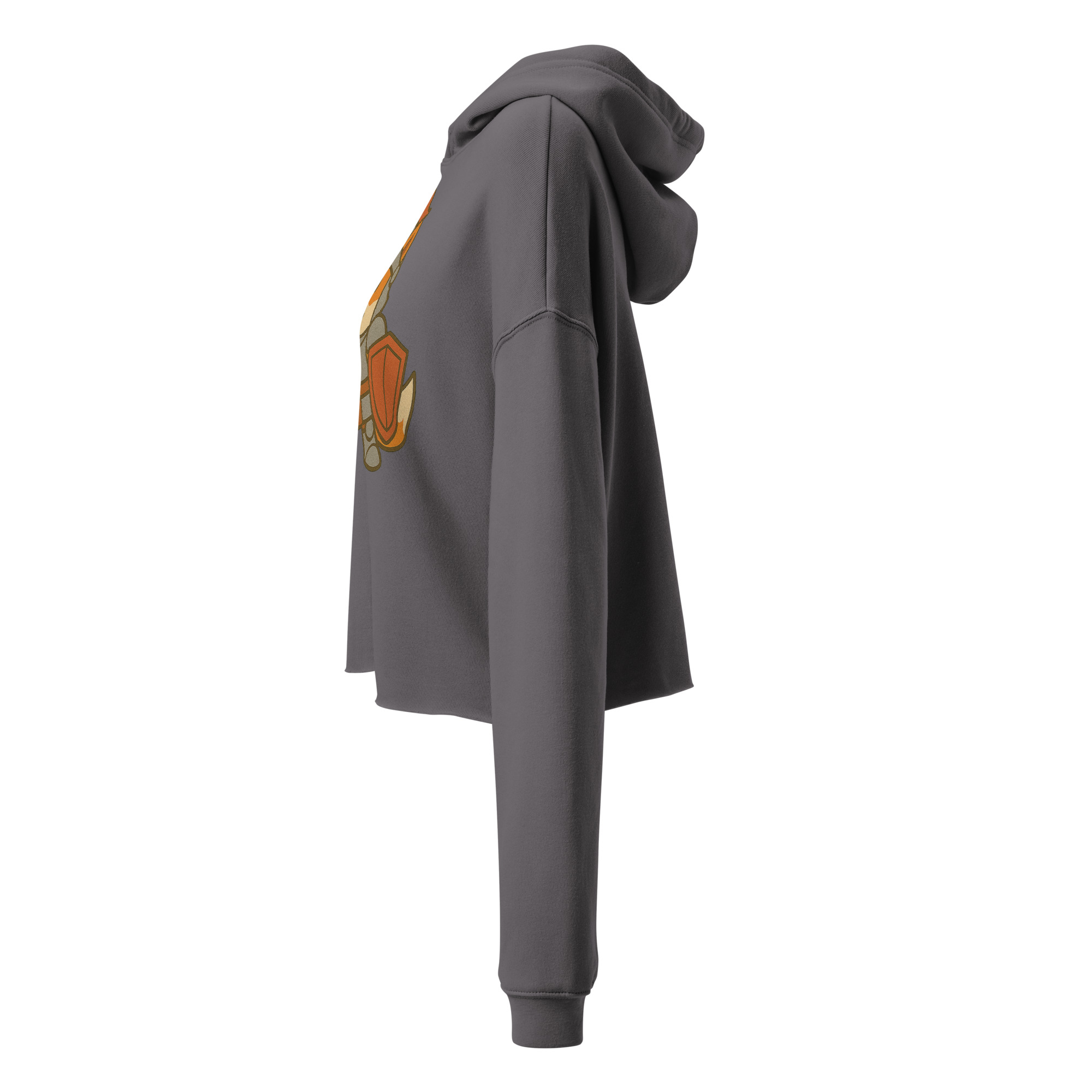 Dicefox Knight - DTF-Crop-Hoodie – Bild 10