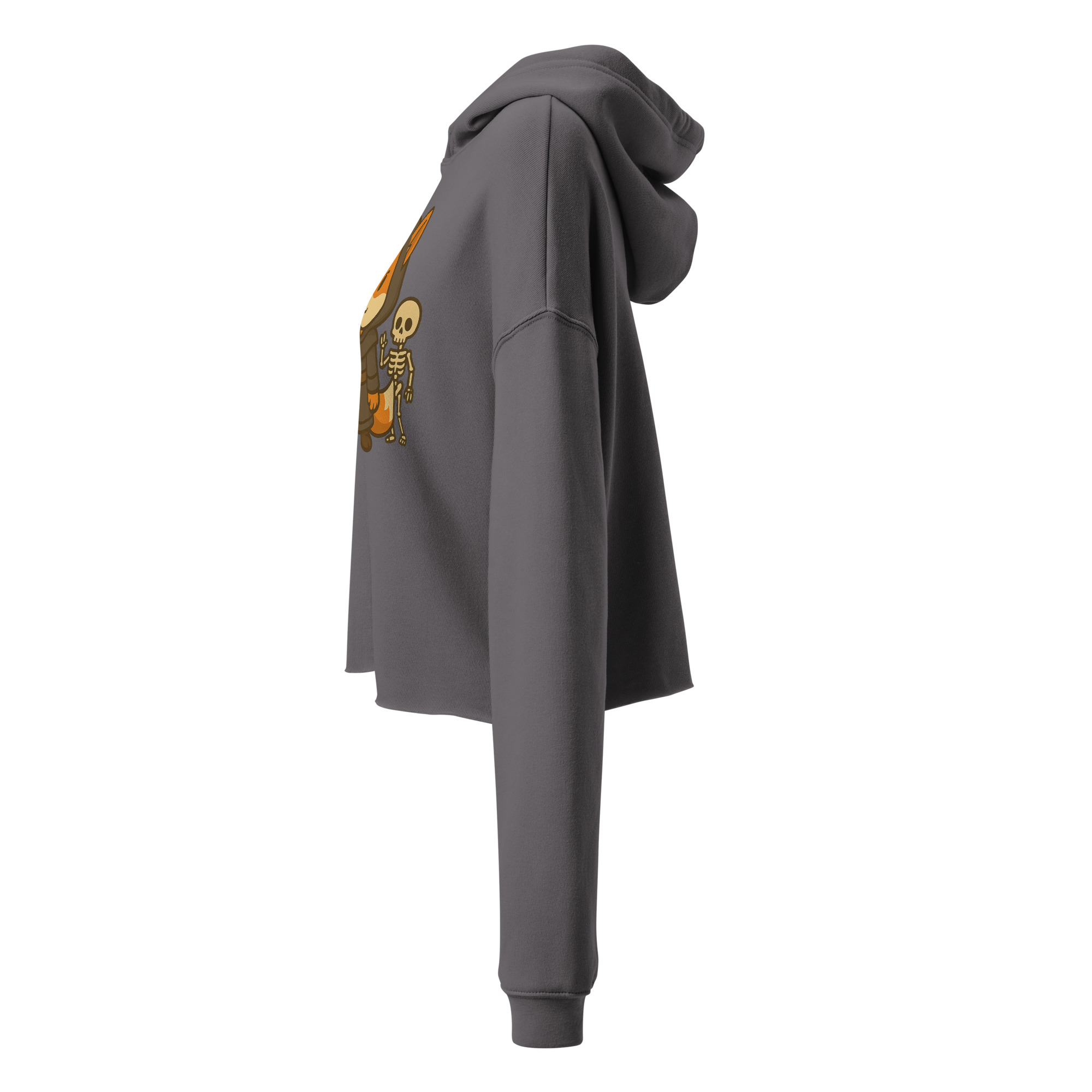 Dicefox Necromancer - DTF-Crop-Hoodie – Bild 10