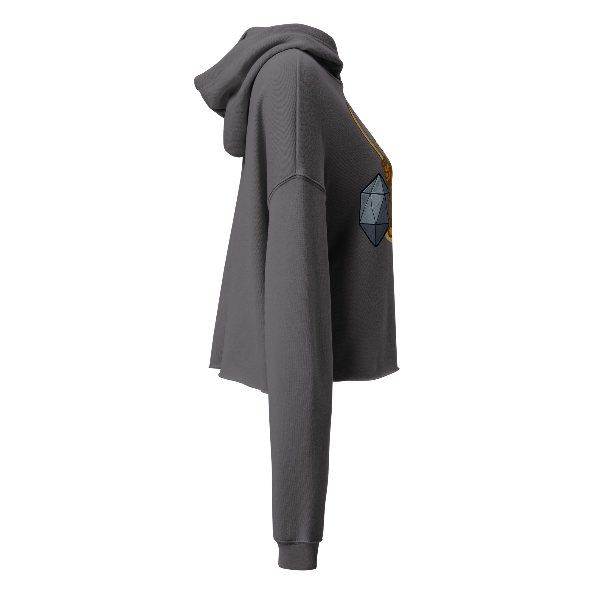 Dicefox Ronin - DTF-Crop-Hoodie – Bild 12
