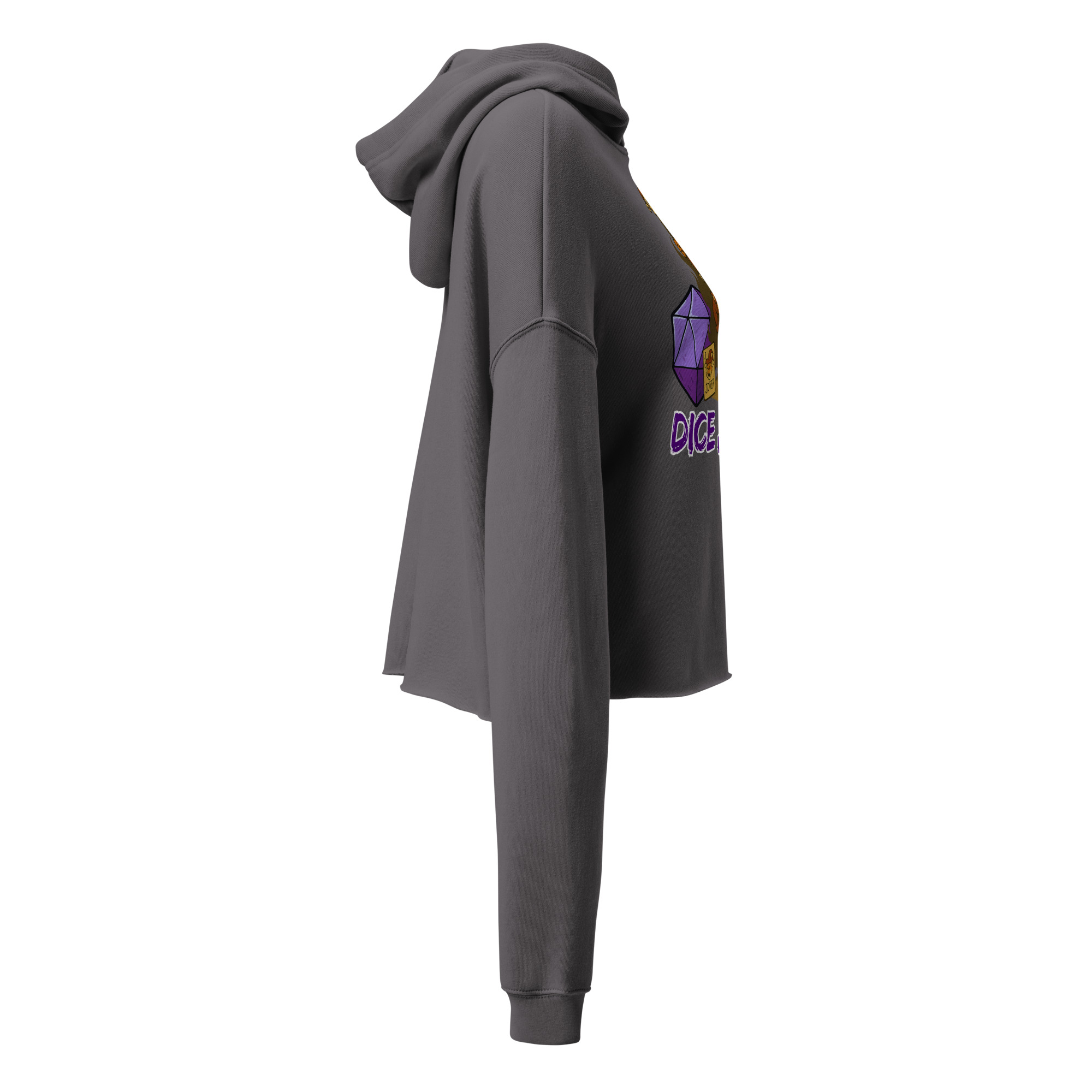 Dice Jester - DTF-Crop-Hoodie – Bild 12