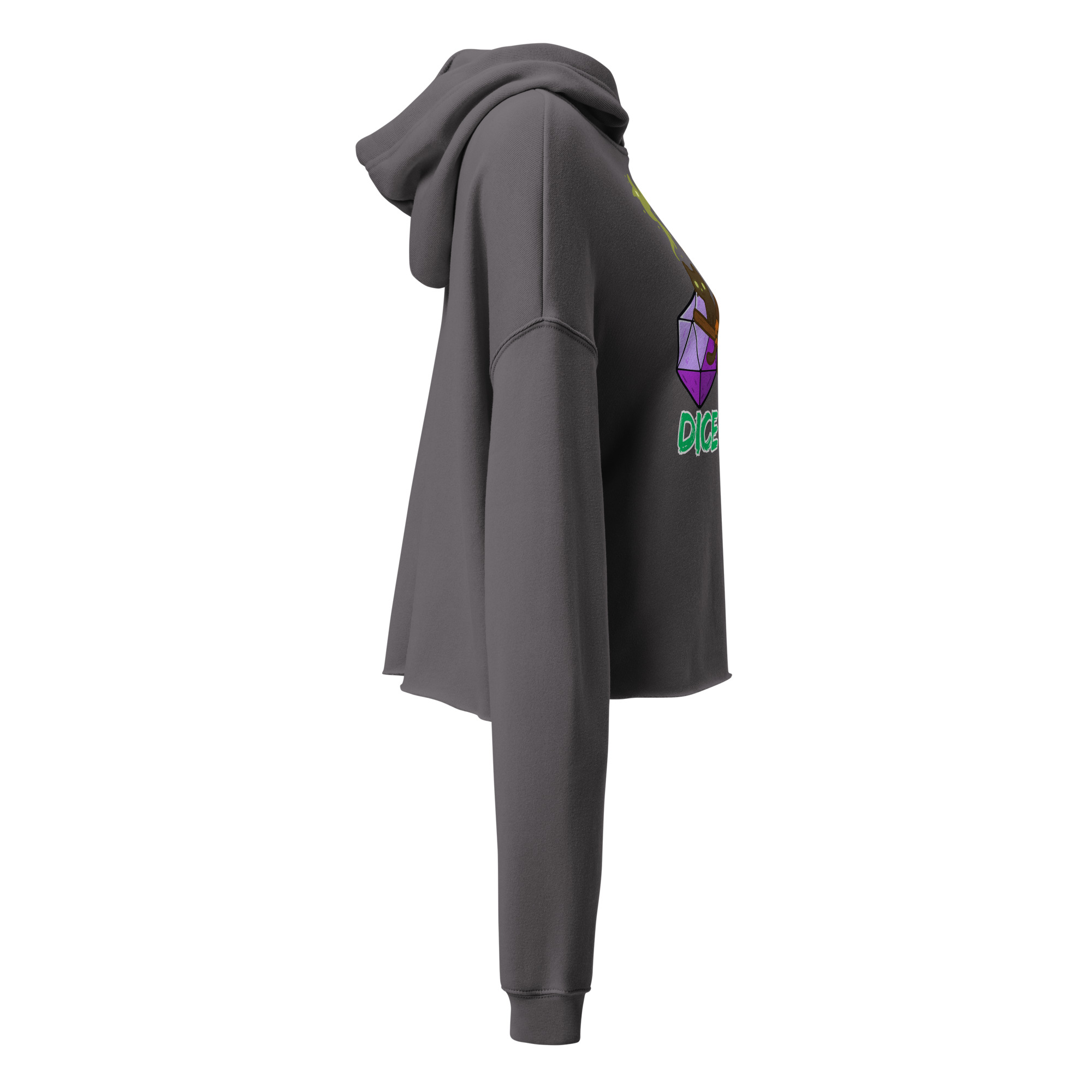 Dice Witch - DTF-Crop-Hoodie – Bild 11