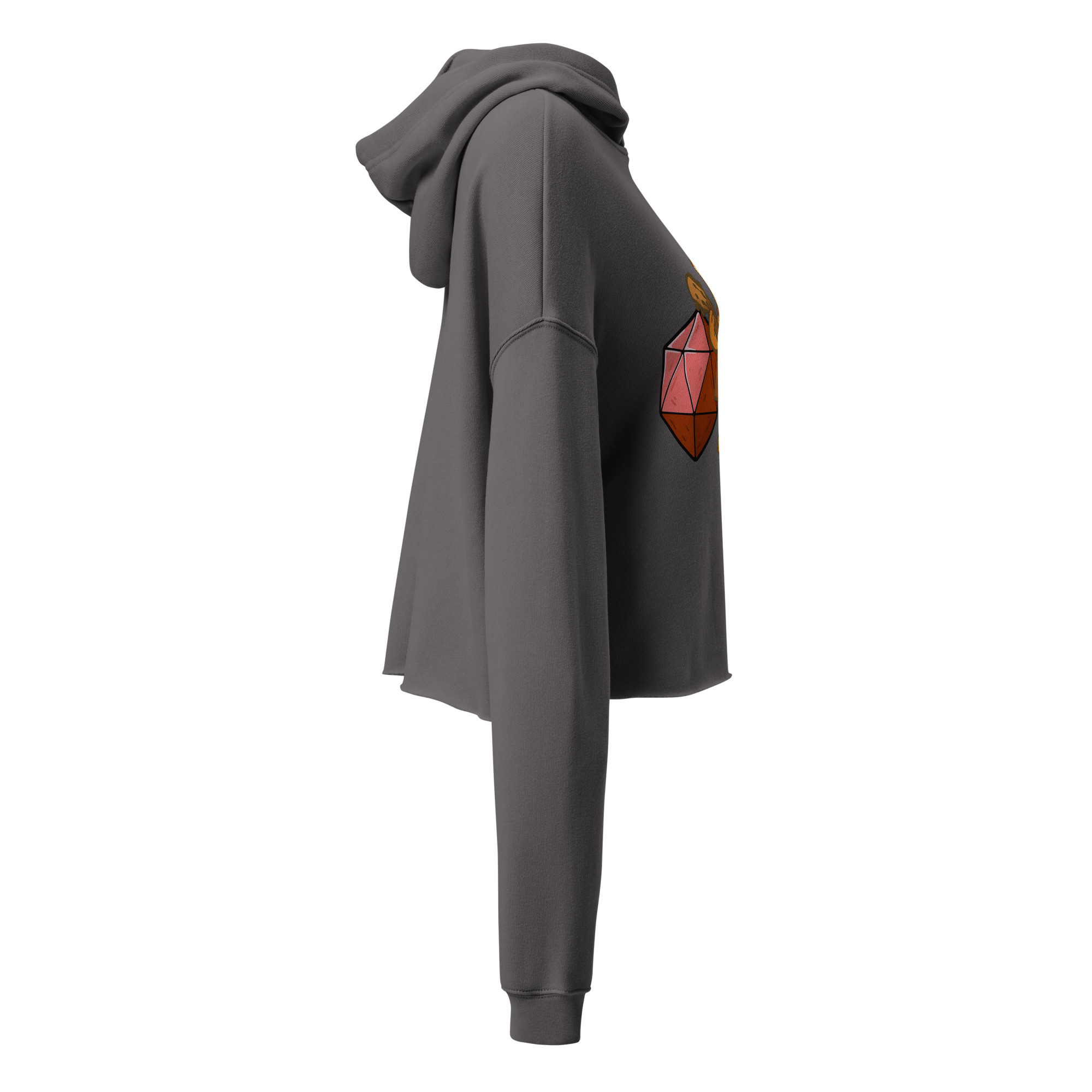 Dicefox Bard - DTF-Crop-Hoodie – Bild 11