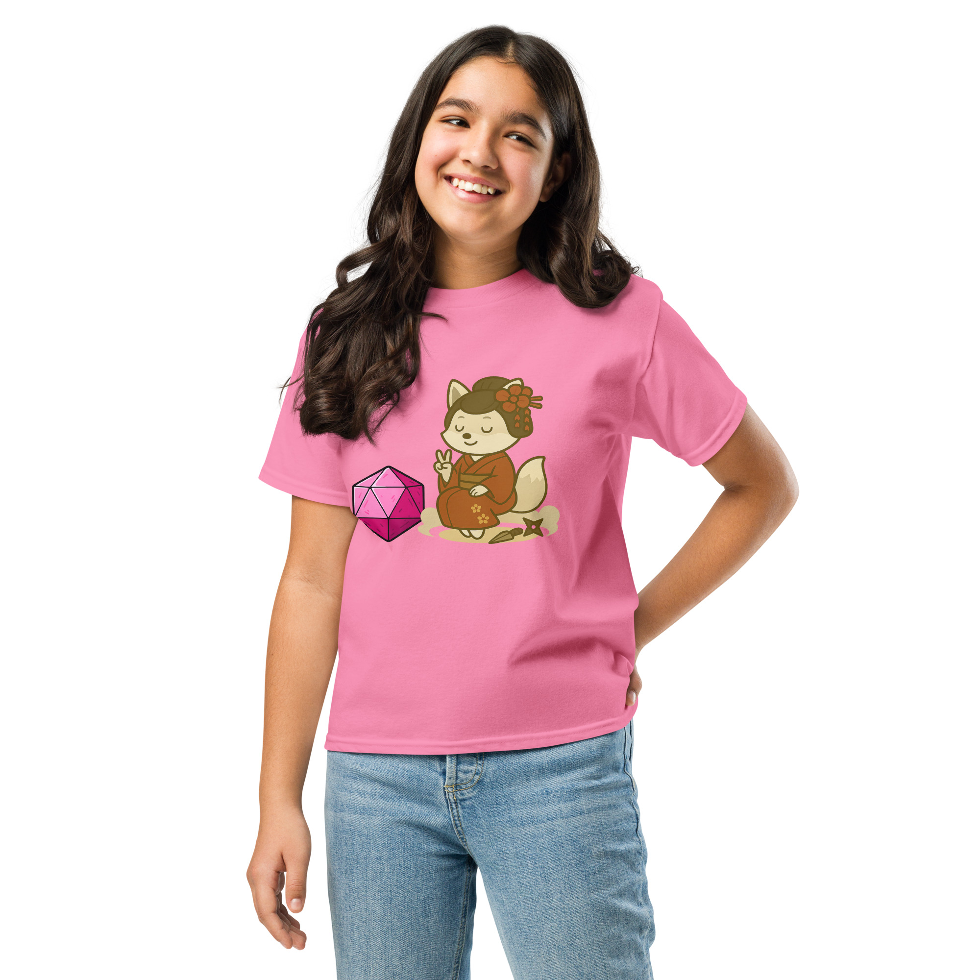 Dicefox Konoishi - Klassisches DTF-T-Shirt für Jugendliche – Bild 12