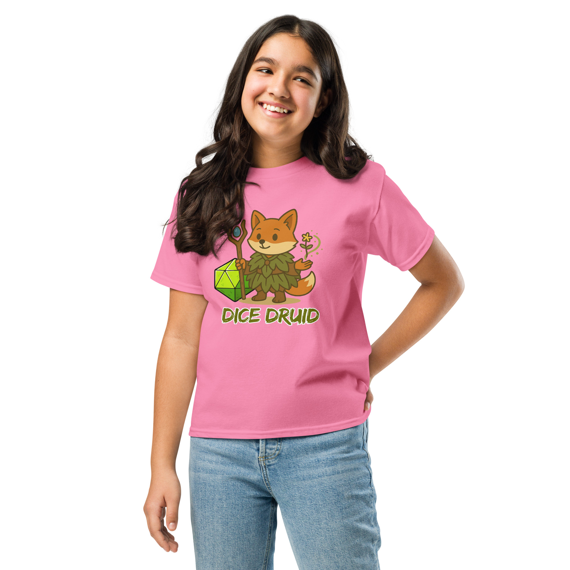 Dice Druid - Klassisches DTF-T-Shirt für Jugendliche – Bild 13