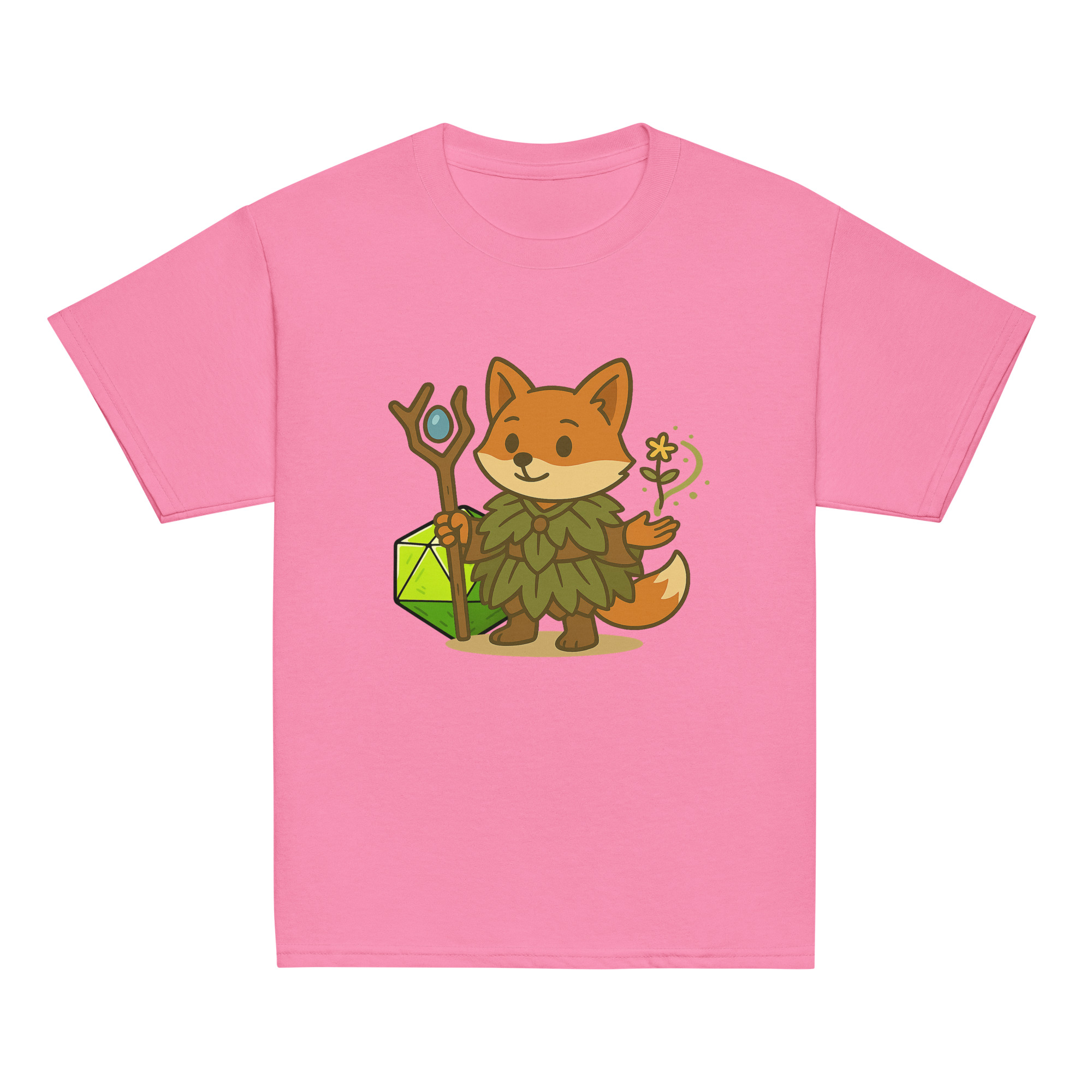 Dicefox Druid - Klassisches DTF-T-Shirt für Jugendliche – Bild 12