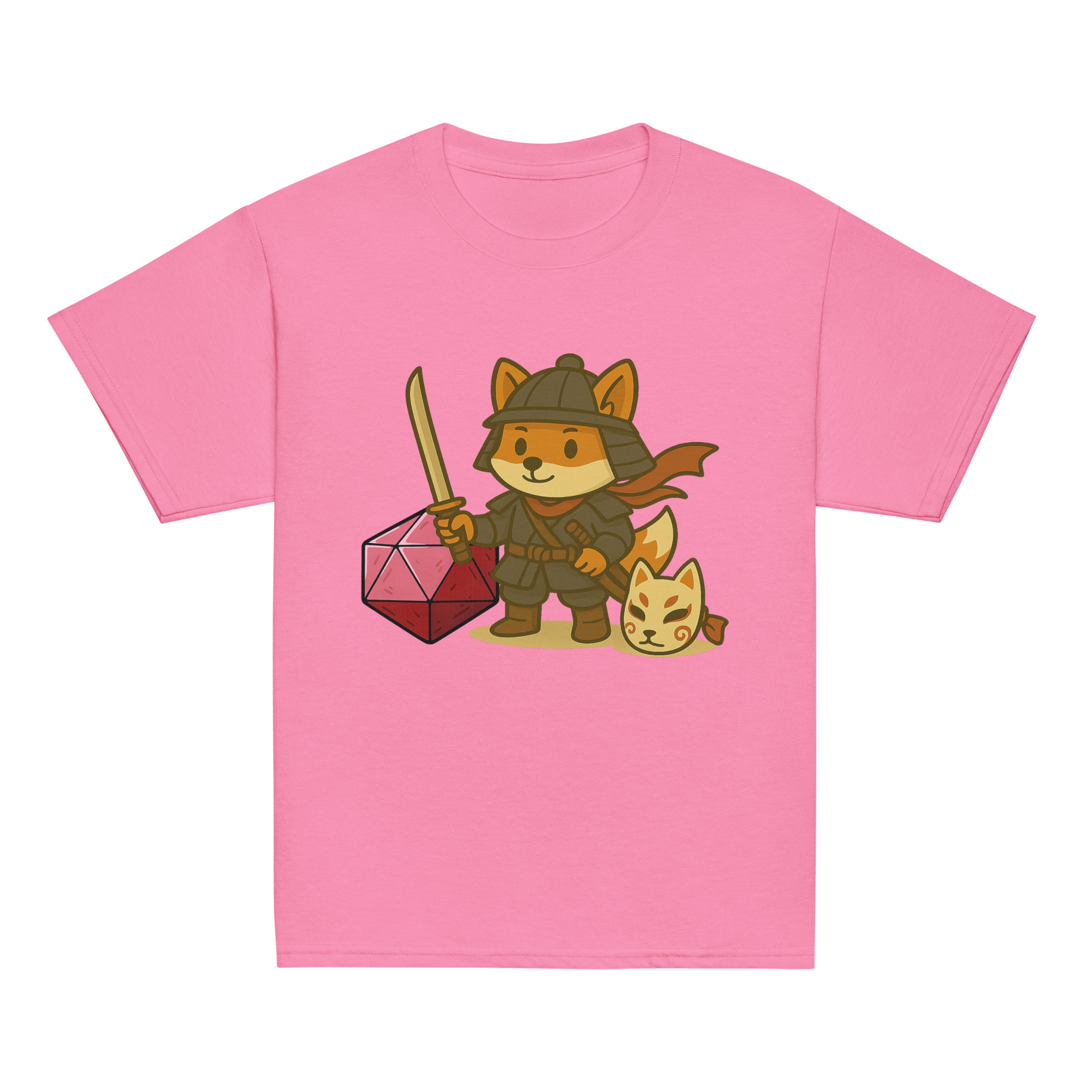 Dicefox Samurai - Klassisches DTF-T-Shirt für Jugendliche – Bild 13