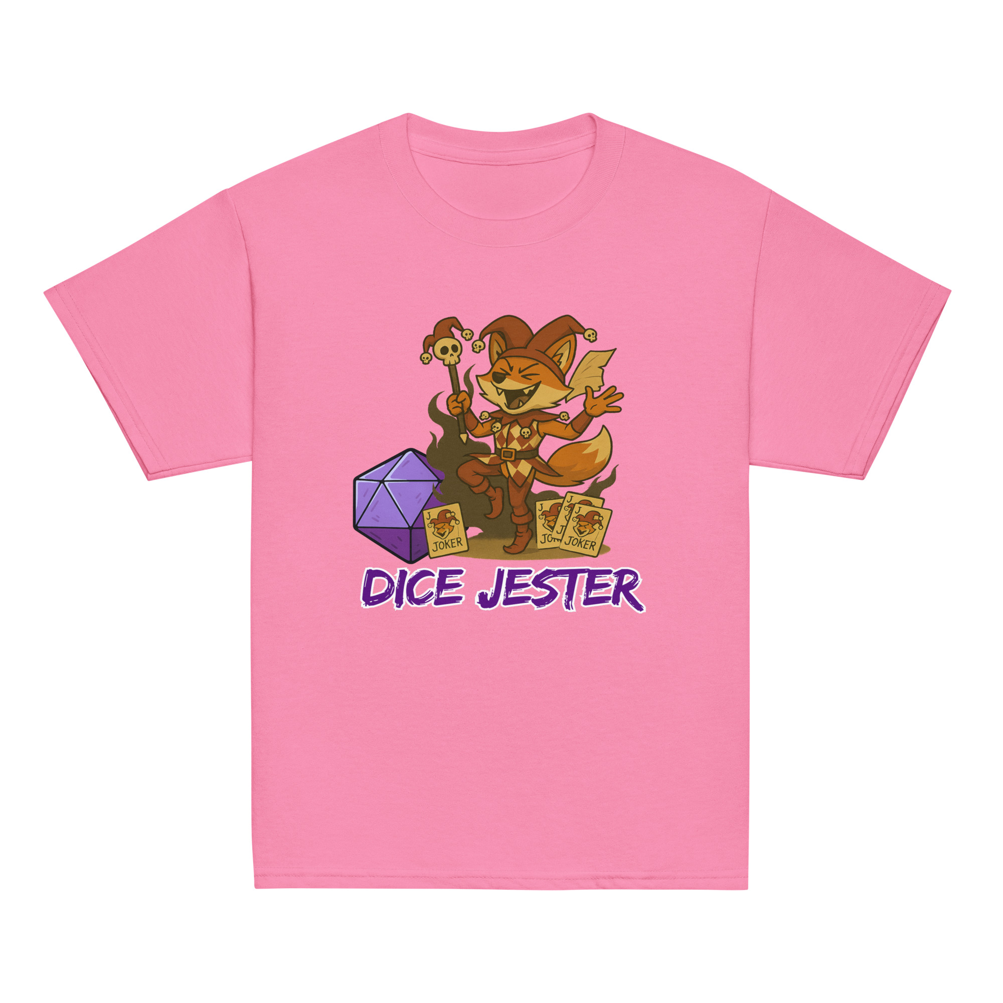 Dice Jester - Klassisches DTF-T-Shirt für Jugendliche – Bild 13