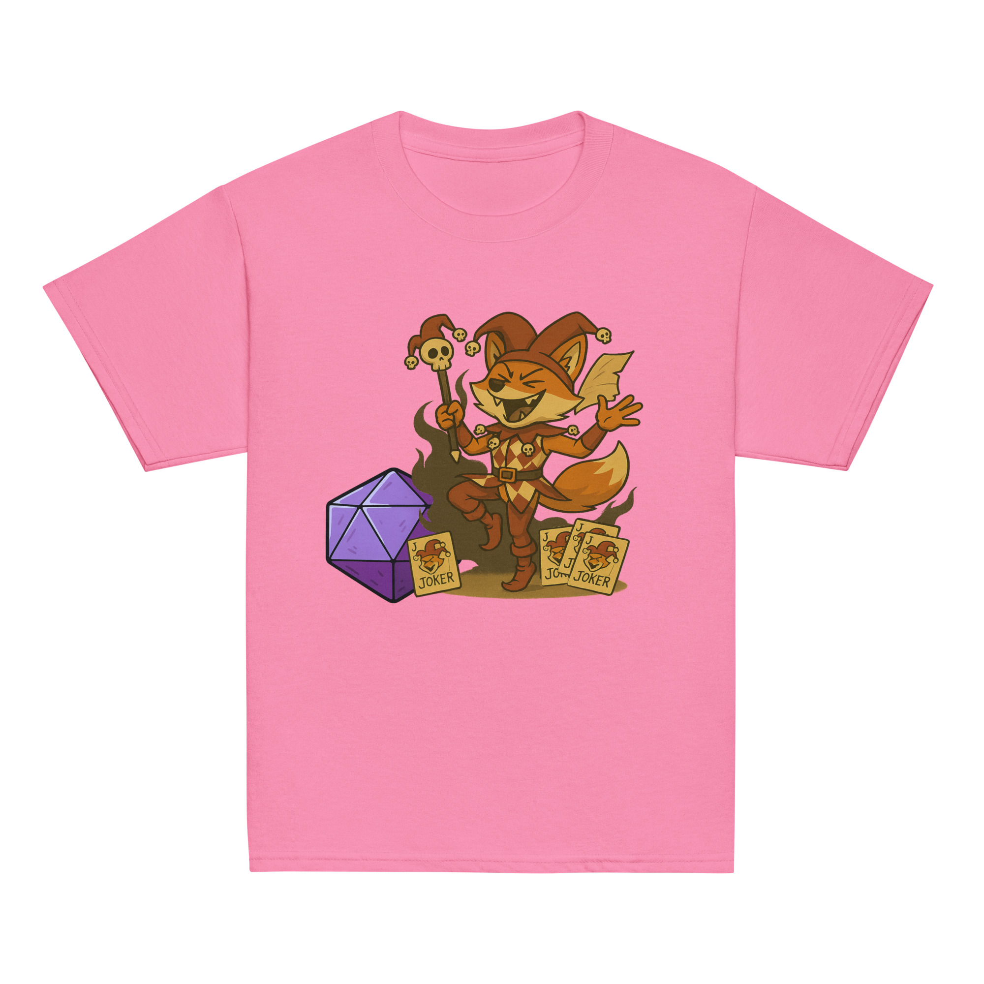 Dicefox Jester - Klassisches DTF-T-Shirt für Jugendliche – Bild 13