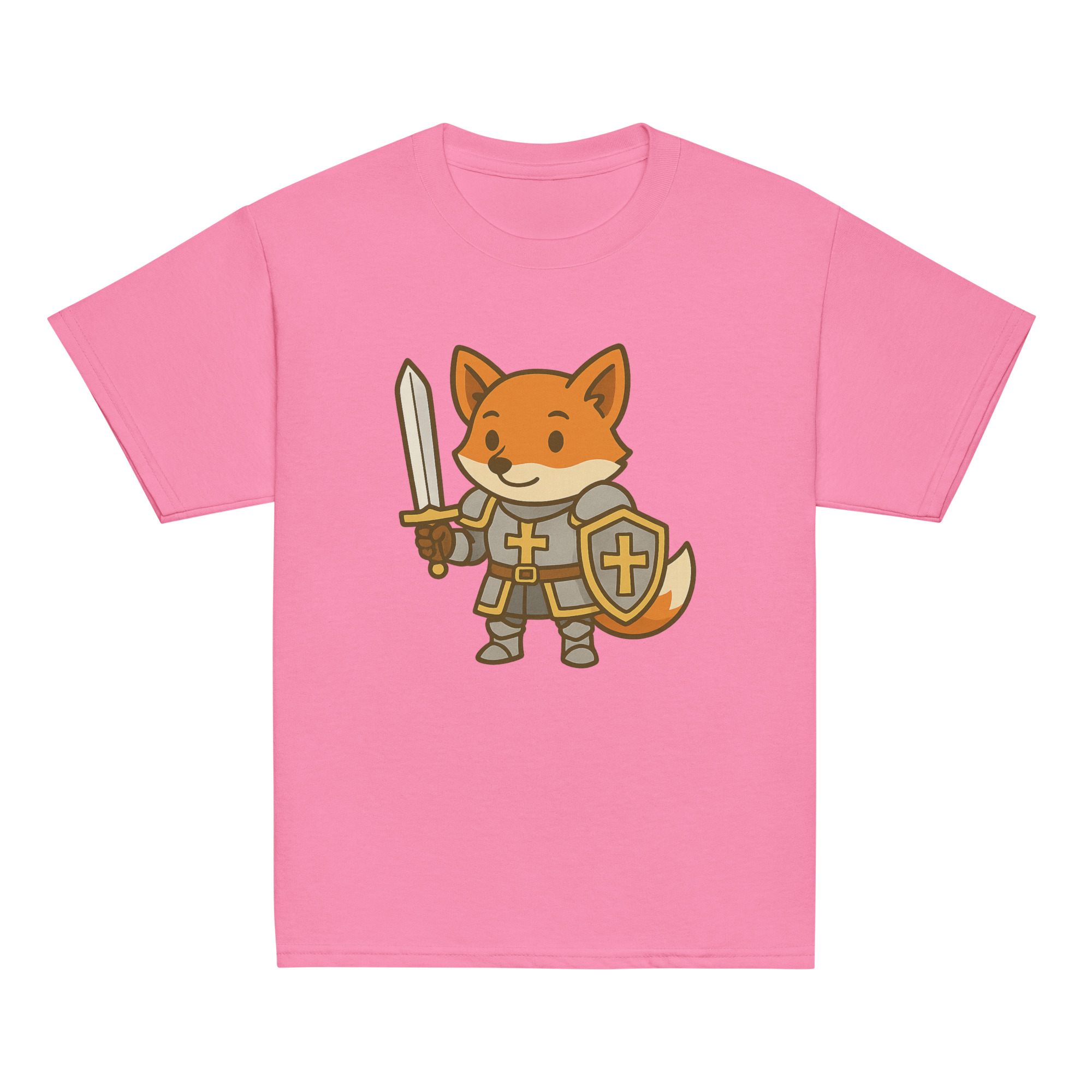 Fox Paladin - Klassisches DTF-T-Shirt für Jugendliche – Bild 13