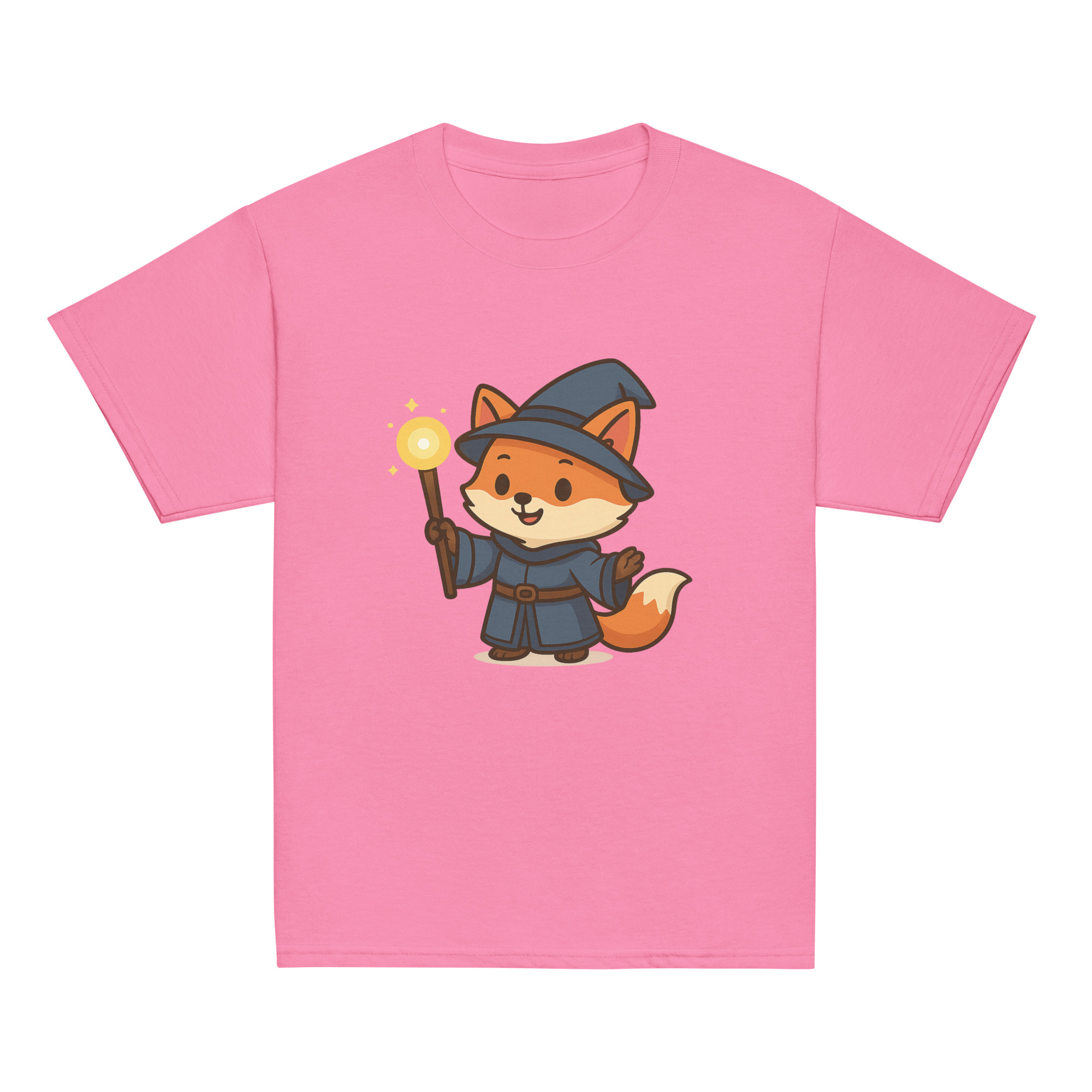Fox Wizard - Klassisches DTF-T-Shirt für Jugendliche – Bild 13