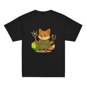 Dicefox Druid - Klassisches DTF-T-Shirt für Jugendliche