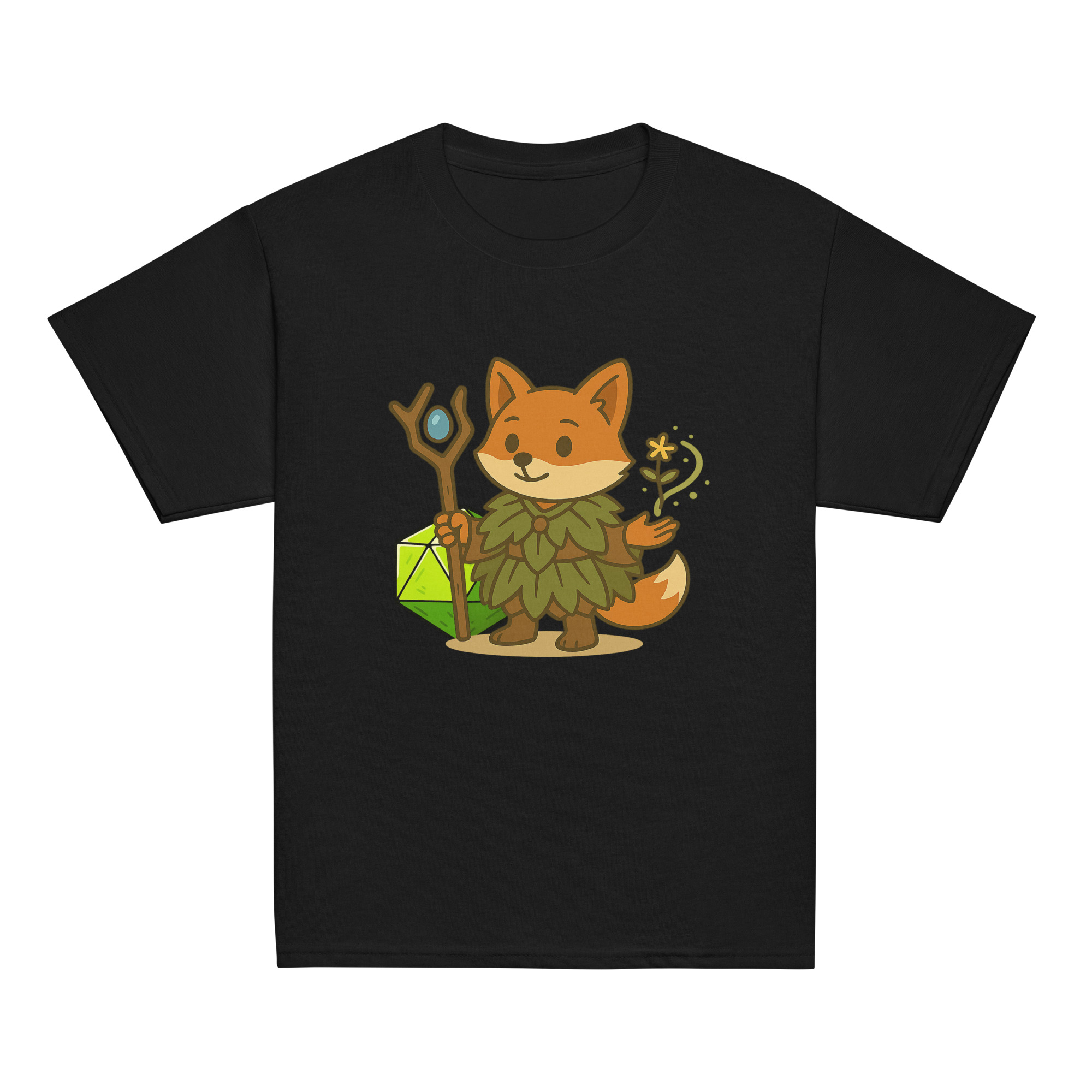 Dicefox Druid - Klassisches DTF-T-Shirt für Jugendliche