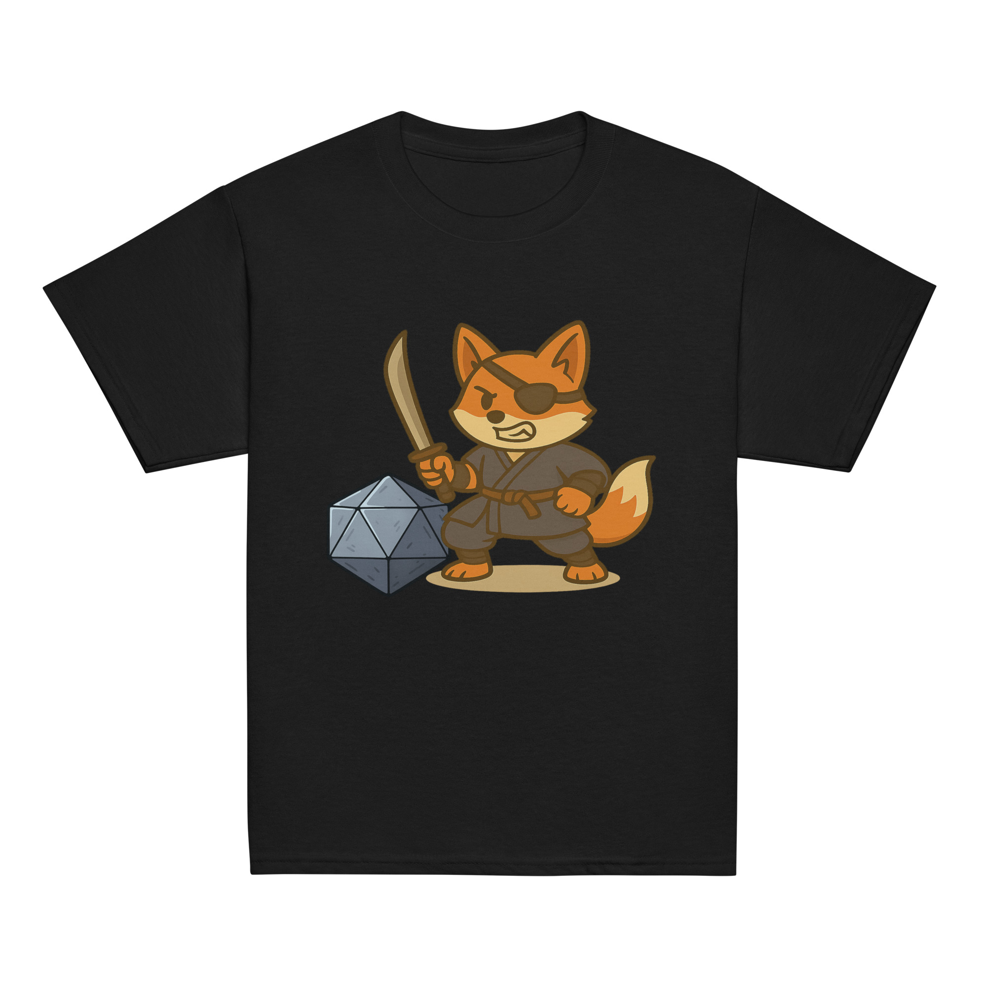 Dicefox Ronin - Klassisches DTF-T-Shirt für Jugendliche