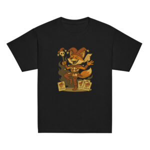 Fox Jester - Klassisches DTF-T-Shirt für Jugendliche