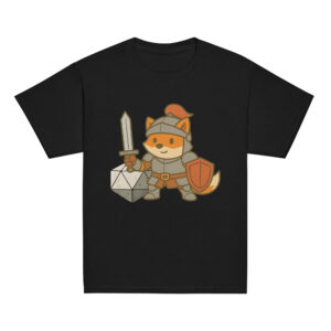 Dicefox Knight - Klassisches DTF-T-Shirt für Jugendliche