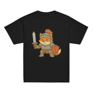 Fox Knight - Klassisches DTF-T-Shirt für Jugendliche