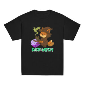 Dice Witch - Klassisches DTF-T-Shirt für Jugendliche