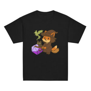 Dicefox Witch - Klassisches DTF-T-Shirt für Jugendliche
