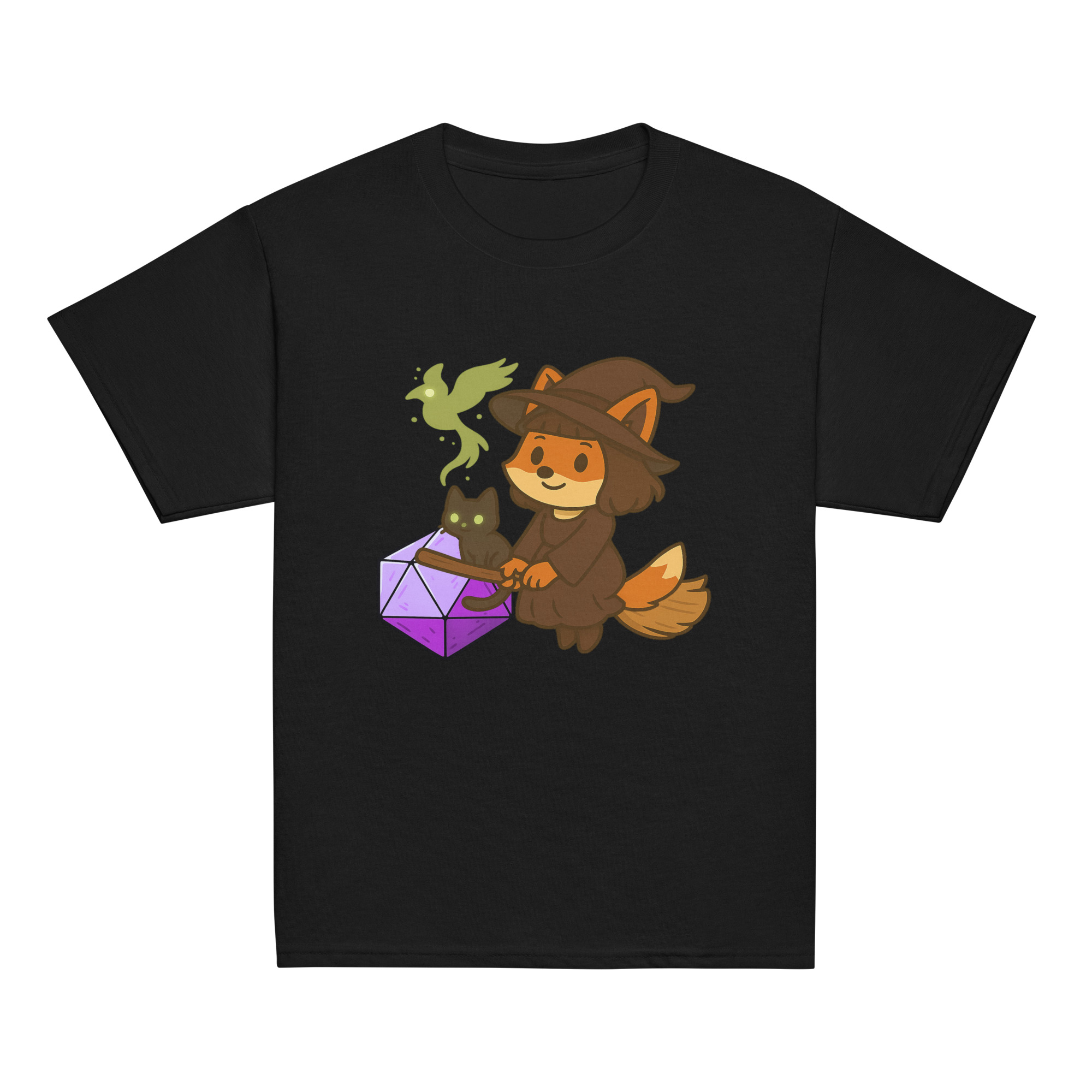 Dicefox Witch - Klassisches DTF-T-Shirt für Jugendliche
