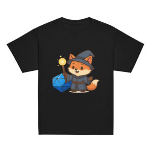 Dicefox Wizard - Klassisches DTF-T-Shirt für Jugendliche