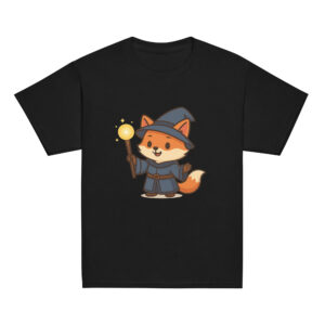Fox Wizard - Klassisches DTF-T-Shirt für Jugendliche
