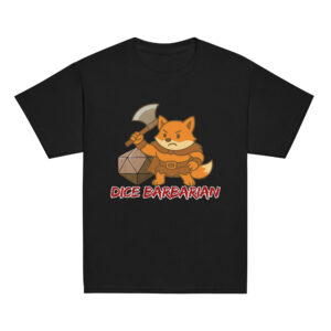 Dice Barbarian - Klassisches DTF-T-Shirt für Jugendliche