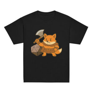 Dicefox Barbarian - Klassisches DTF-T-Shirt für Jugendliche