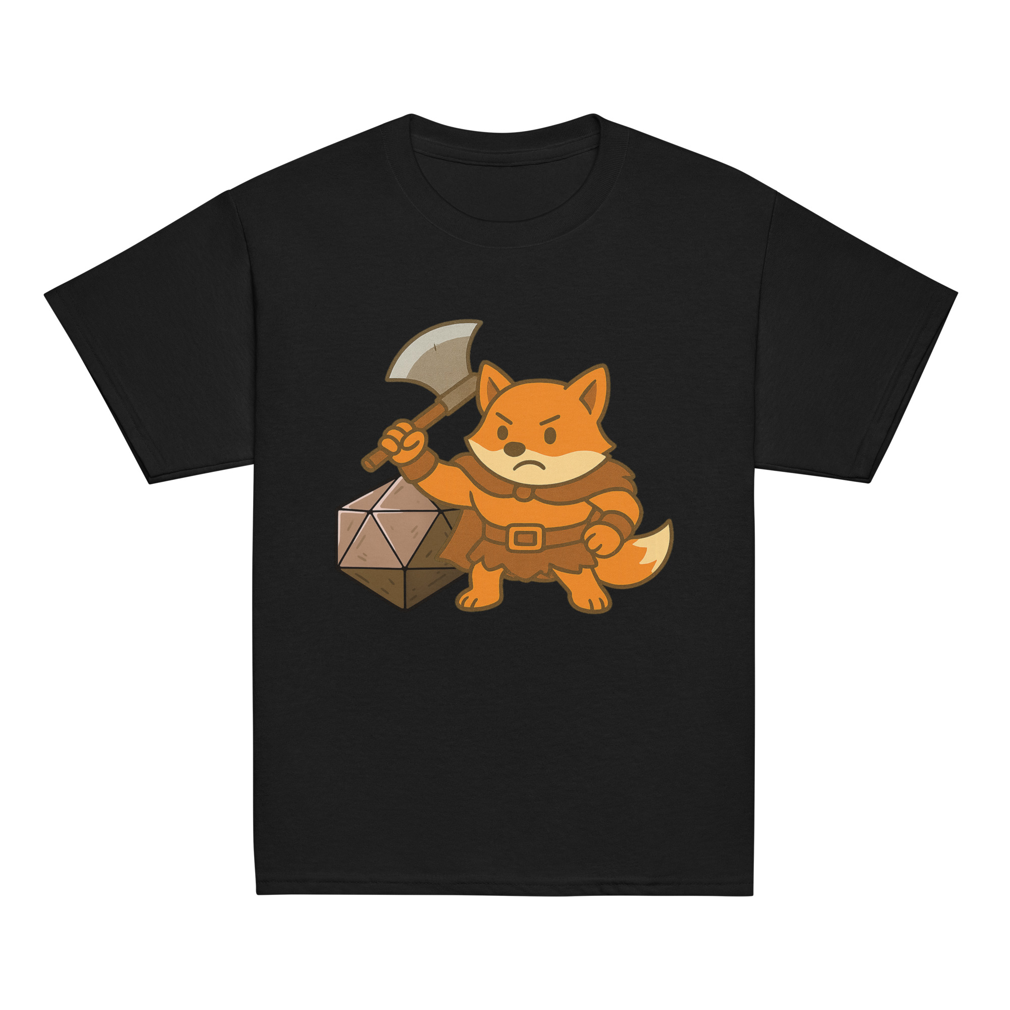 Dicefox Barbarian - Klassisches DTF-T-Shirt für Jugendliche