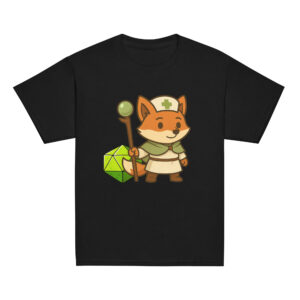 Dicefox Cleric - Klassisches DTF-T-Shirt für Jugendliche