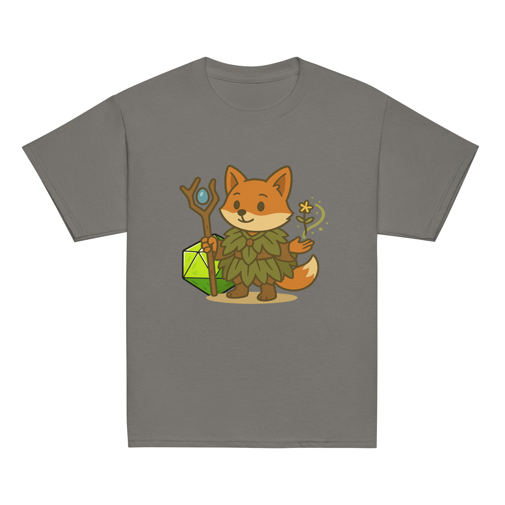 Dicefox Druid - Klassisches DTF-T-Shirt für Jugendliche – Bild 10