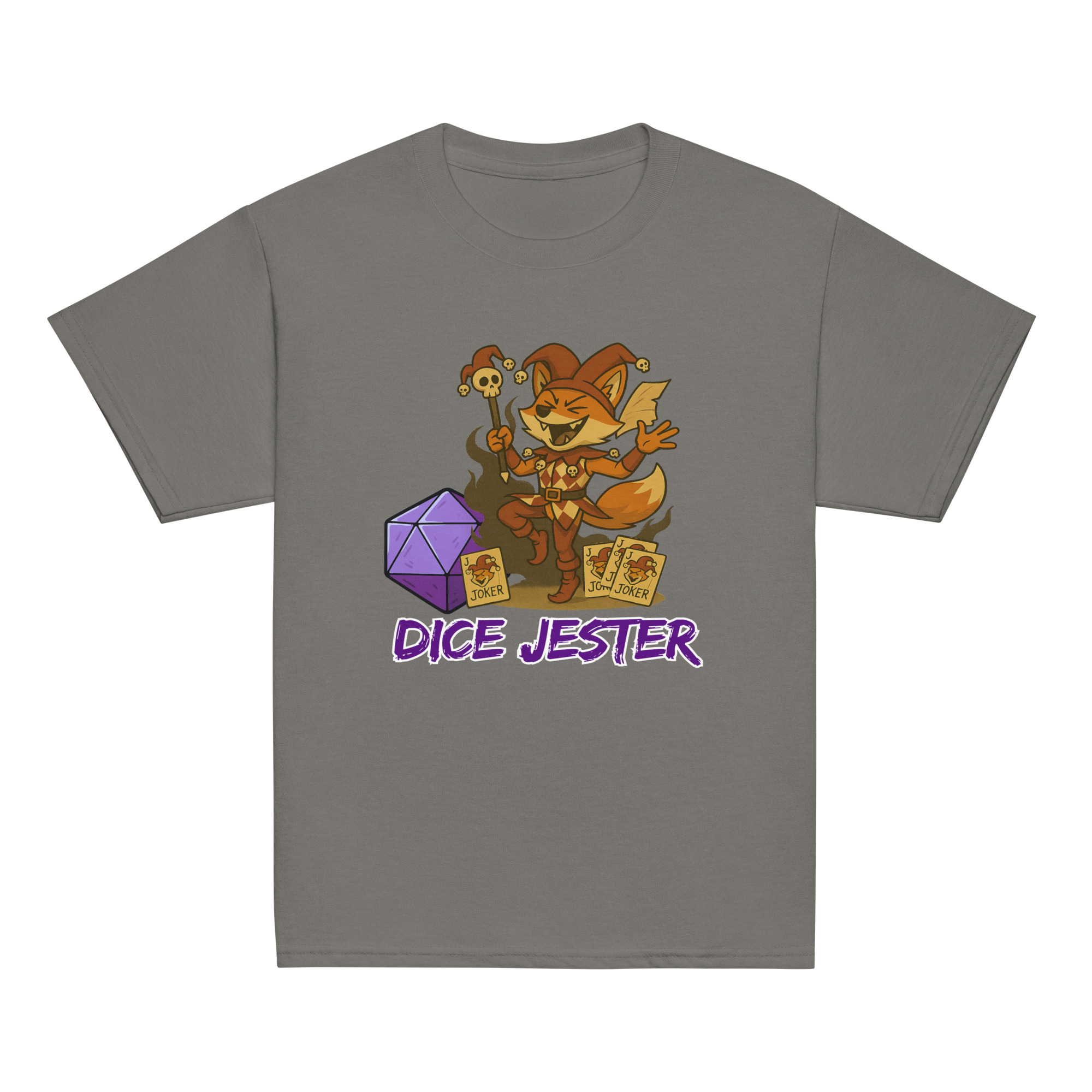 Dice Jester - Klassisches DTF-T-Shirt für Jugendliche – Bild 11