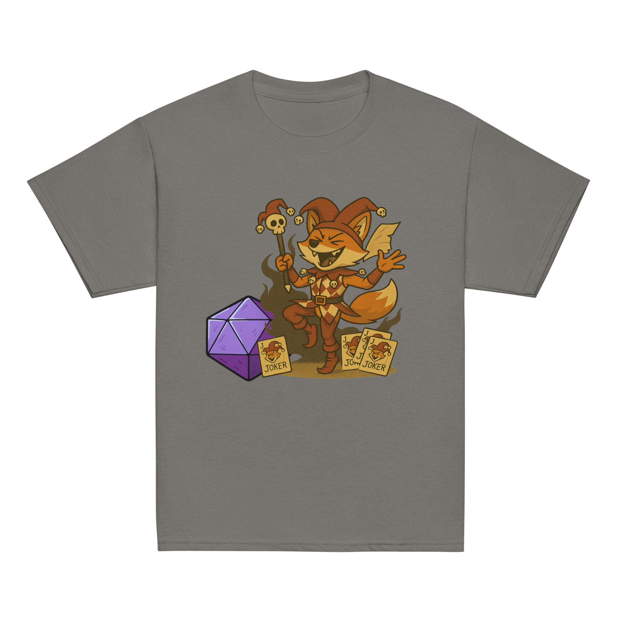 Dicefox Jester - Klassisches DTF-T-Shirt für Jugendliche – Bild 11