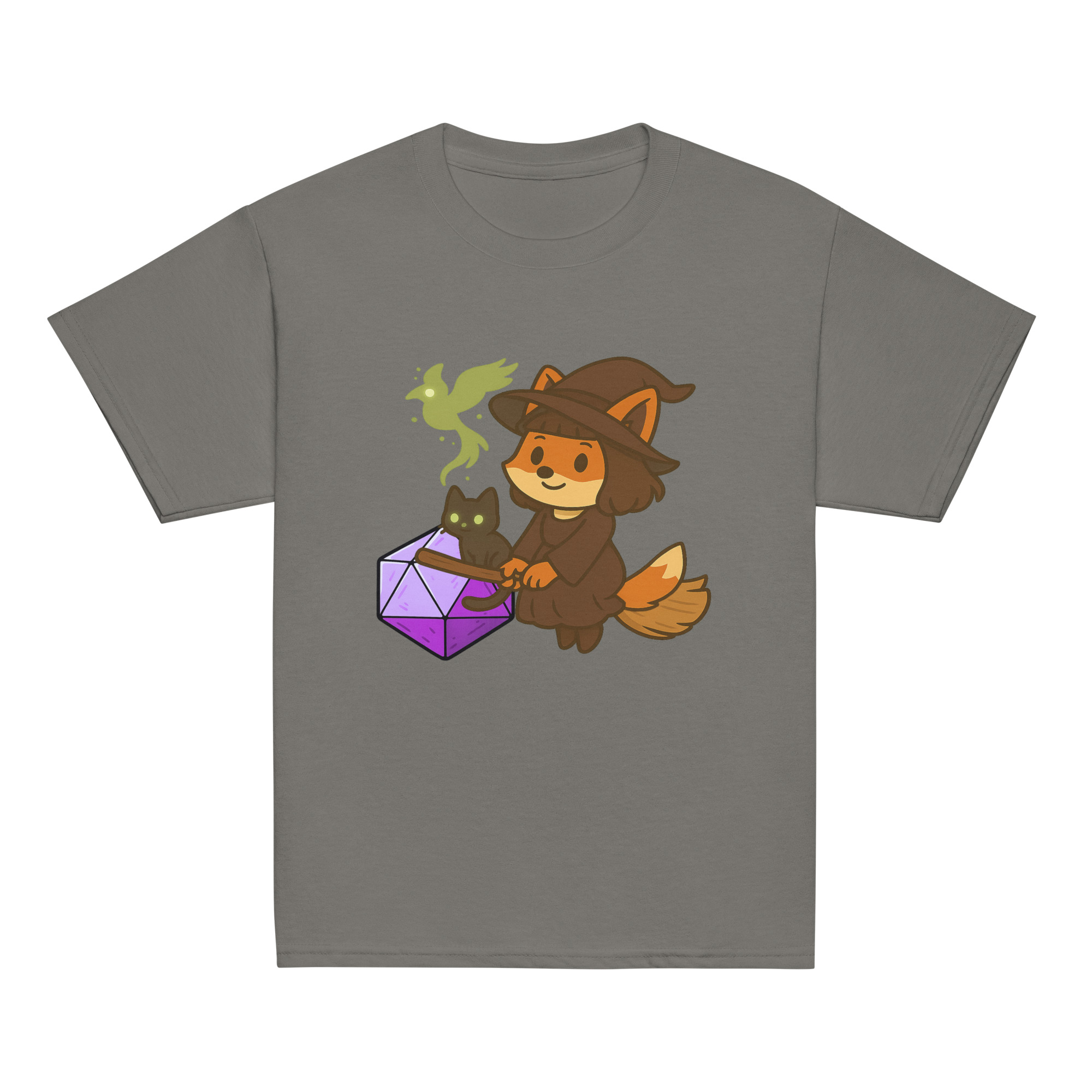 Dicefox Witch - Klassisches DTF-T-Shirt für Jugendliche – Bild 11