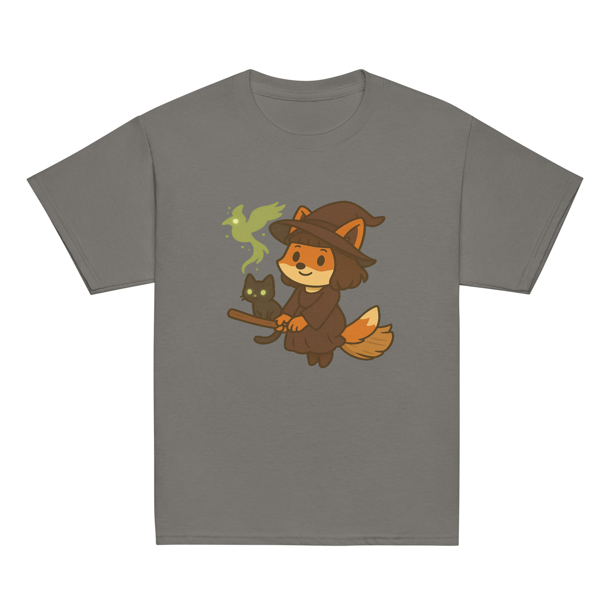 Fox Witch - Klassisches DTF-T-Shirt für Jugendliche – Bild 11
