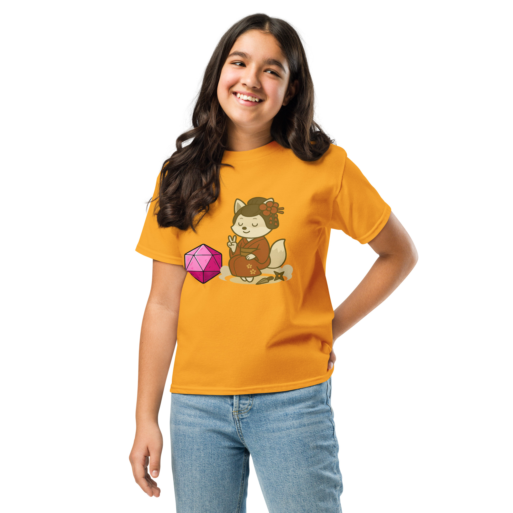 Dicefox Konoishi - Klassisches DTF-T-Shirt für Jugendliche – Bild 14