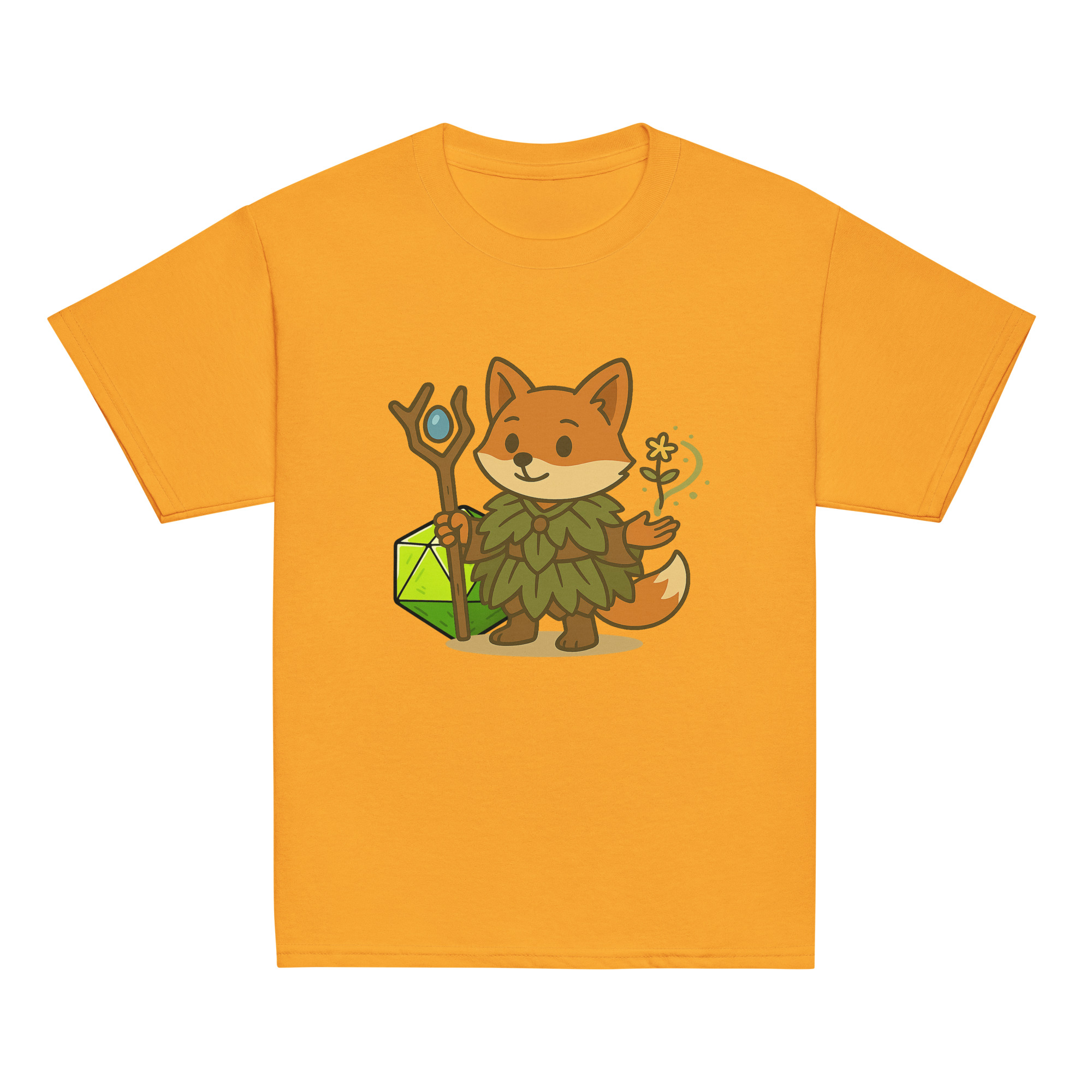 Dicefox Druid - Klassisches DTF-T-Shirt für Jugendliche – Bild 14