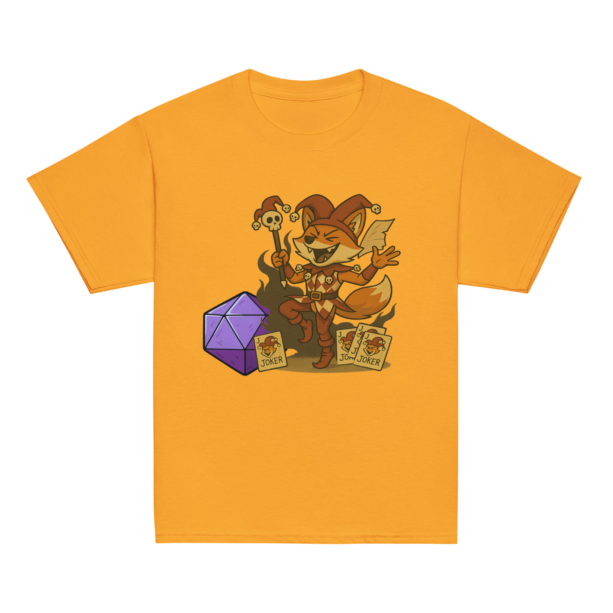 Dicefox Jester - Klassisches DTF-T-Shirt für Jugendliche – Bild 15