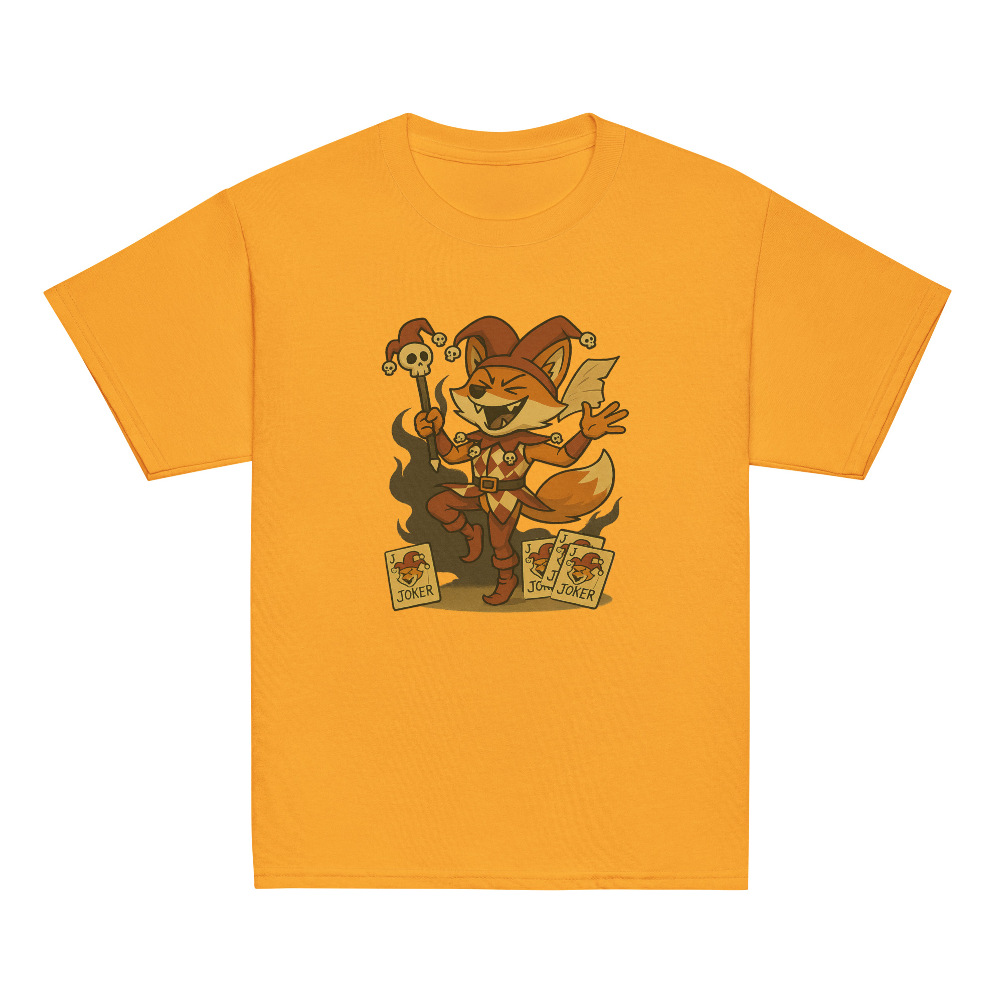 Fox Jester - Klassisches DTF-T-Shirt für Jugendliche – Bild 15