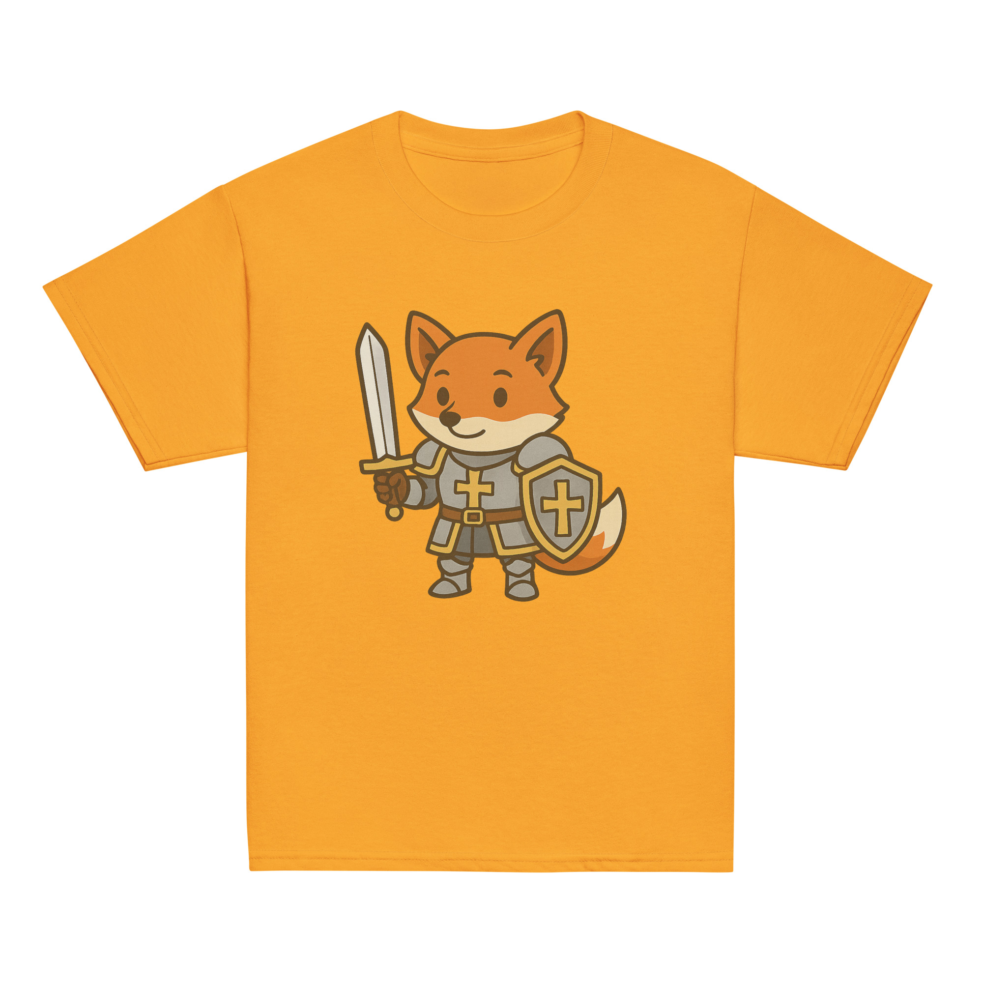 Fox Paladin - Klassisches DTF-T-Shirt für Jugendliche – Bild 15