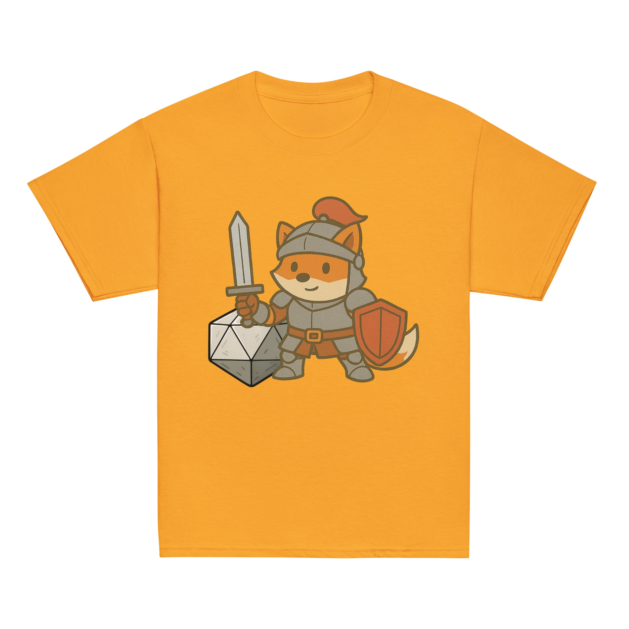 Dicefox Knight - Klassisches DTF-T-Shirt für Jugendliche – Bild 15