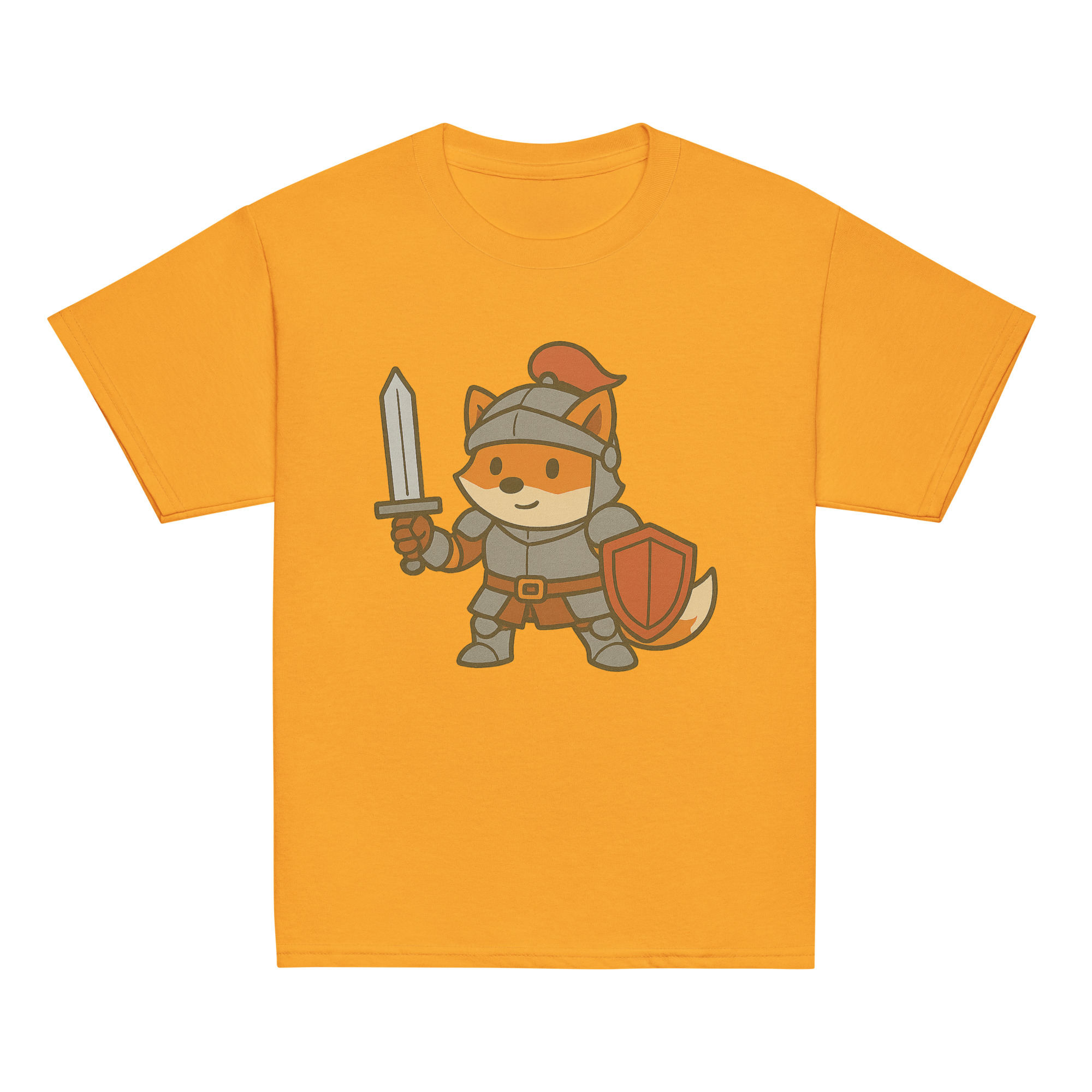 Fox Knight - Klassisches DTF-T-Shirt für Jugendliche – Bild 15