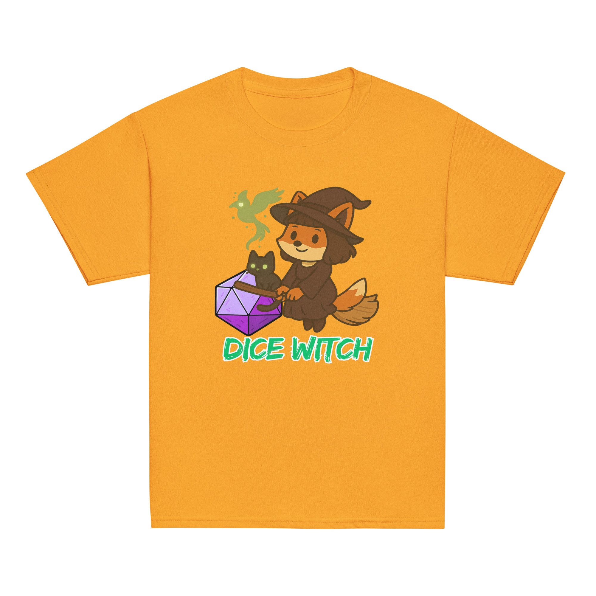 Dice Witch - Klassisches DTF-T-Shirt für Jugendliche – Bild 15