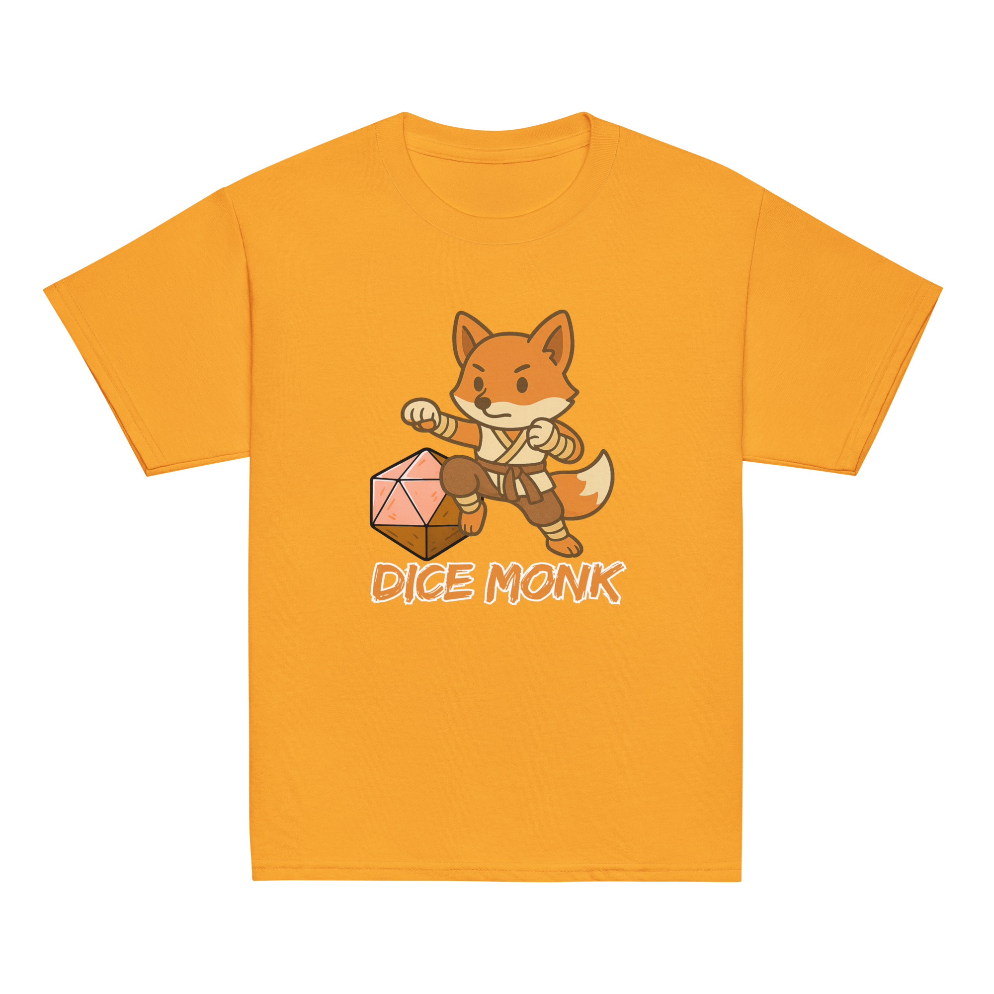 Dice Monk - Klassisches DTF-T-Shirt für Jugendliche – Bild 15