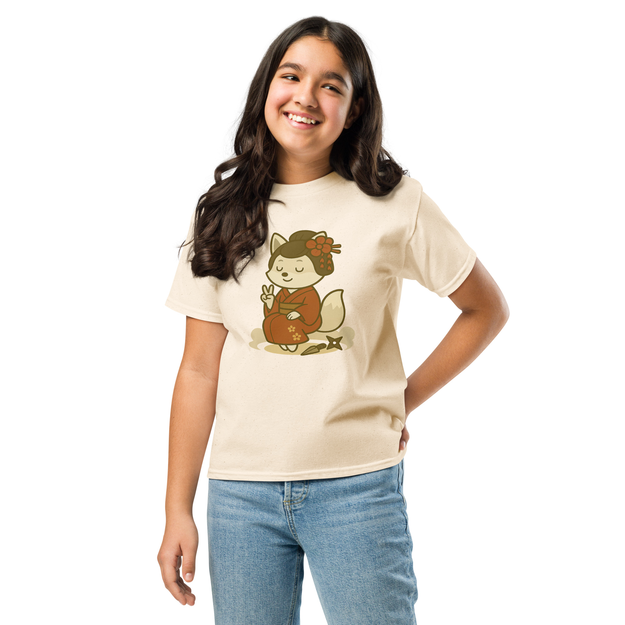 Fox Kunoishi - Klassisches DTF-T-Shirt für Jugendliche – Bild 19
