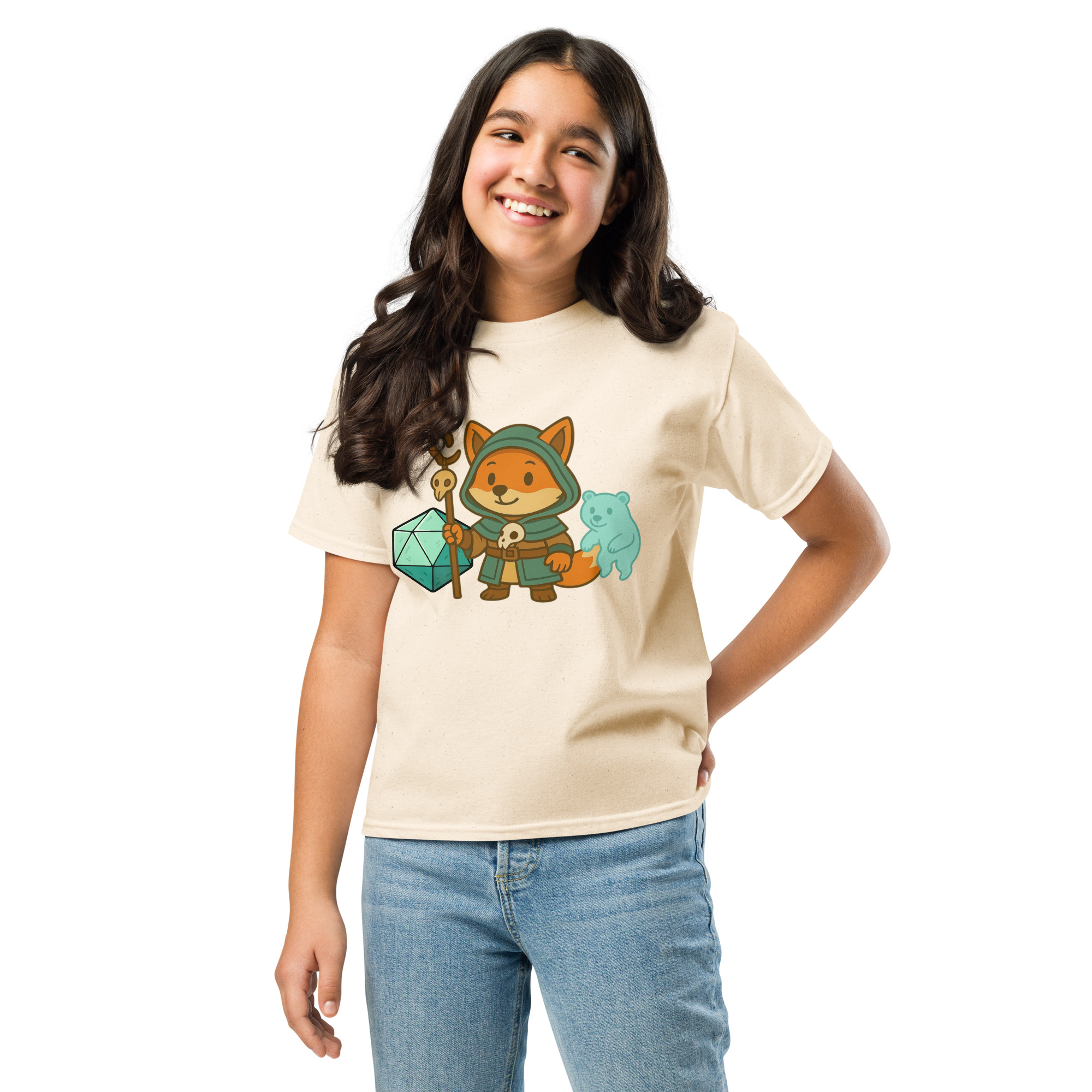 Dicefox Shaman - Klassisches DTF-T-Shirt für Jugendliche – Bild 19