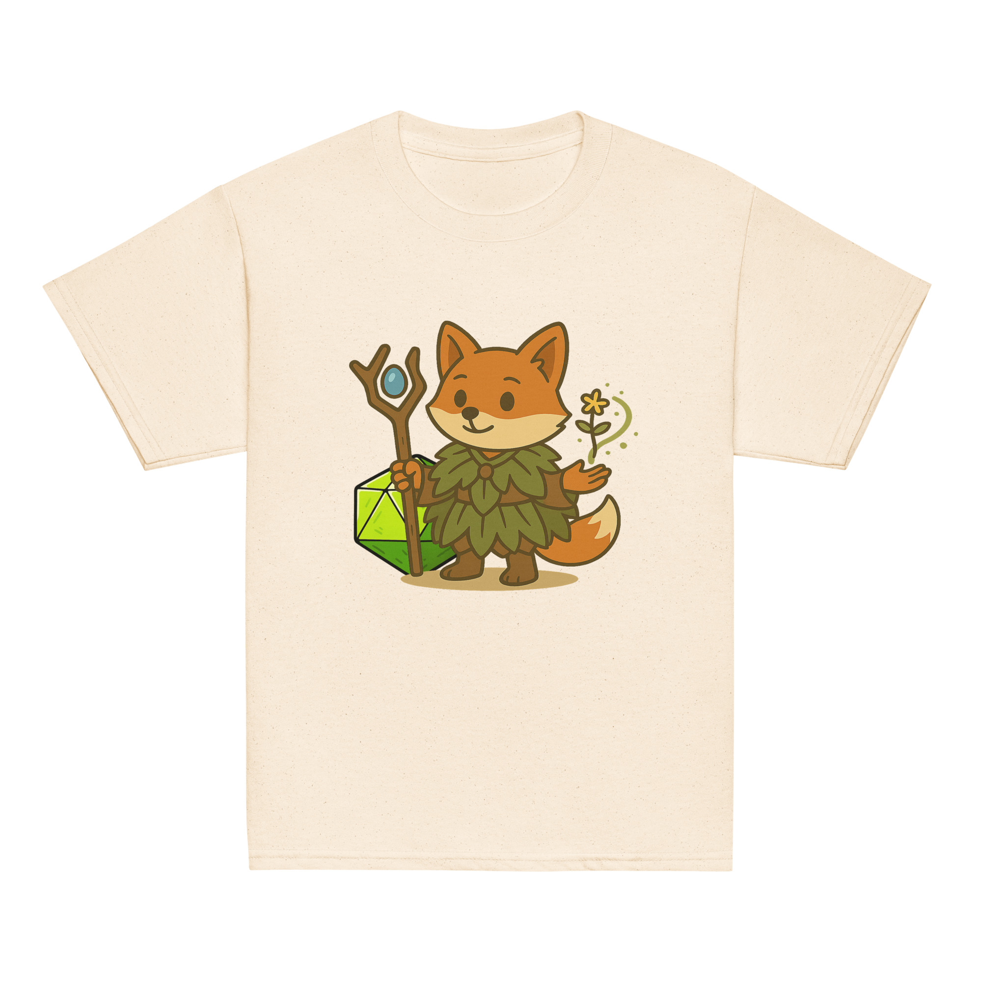 Dicefox Druid - Klassisches DTF-T-Shirt für Jugendliche – Bild 18