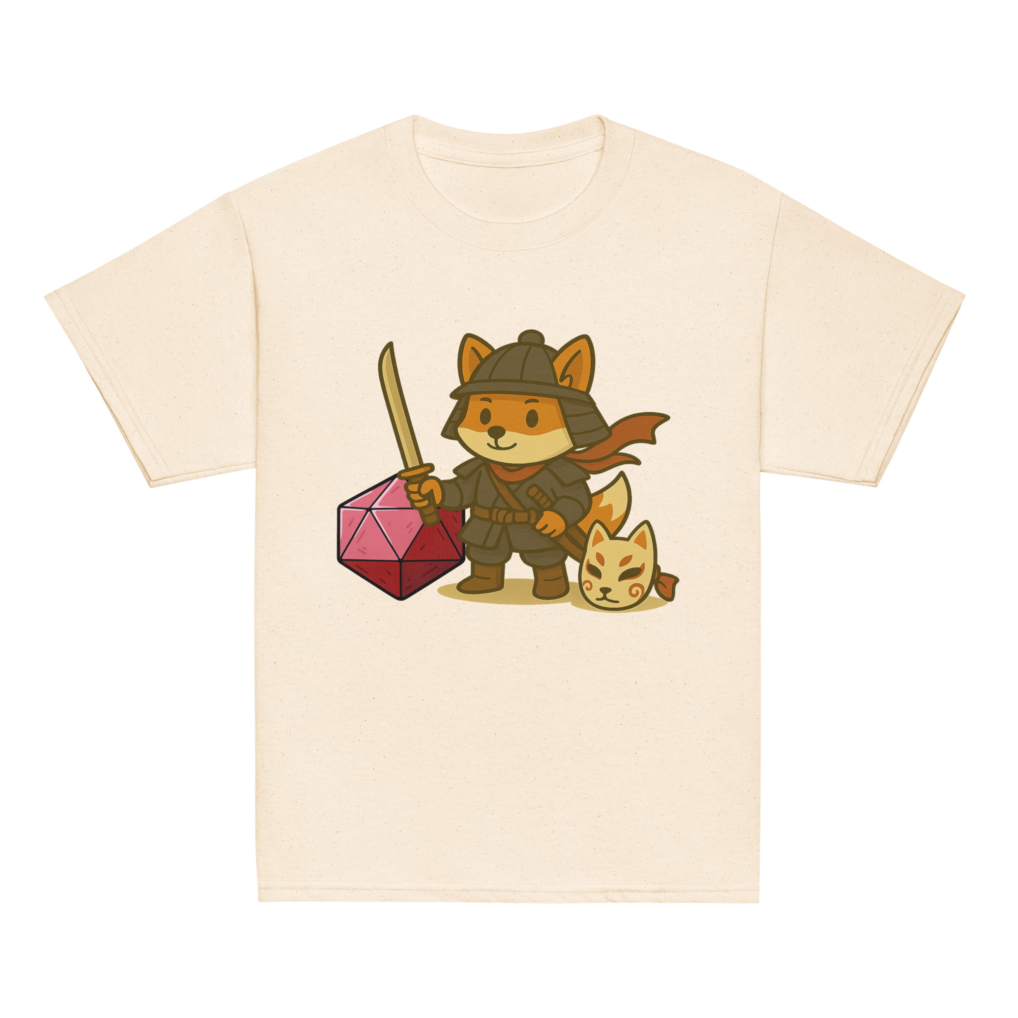 Dicefox Samurai - Klassisches DTF-T-Shirt für Jugendliche – Bild 19